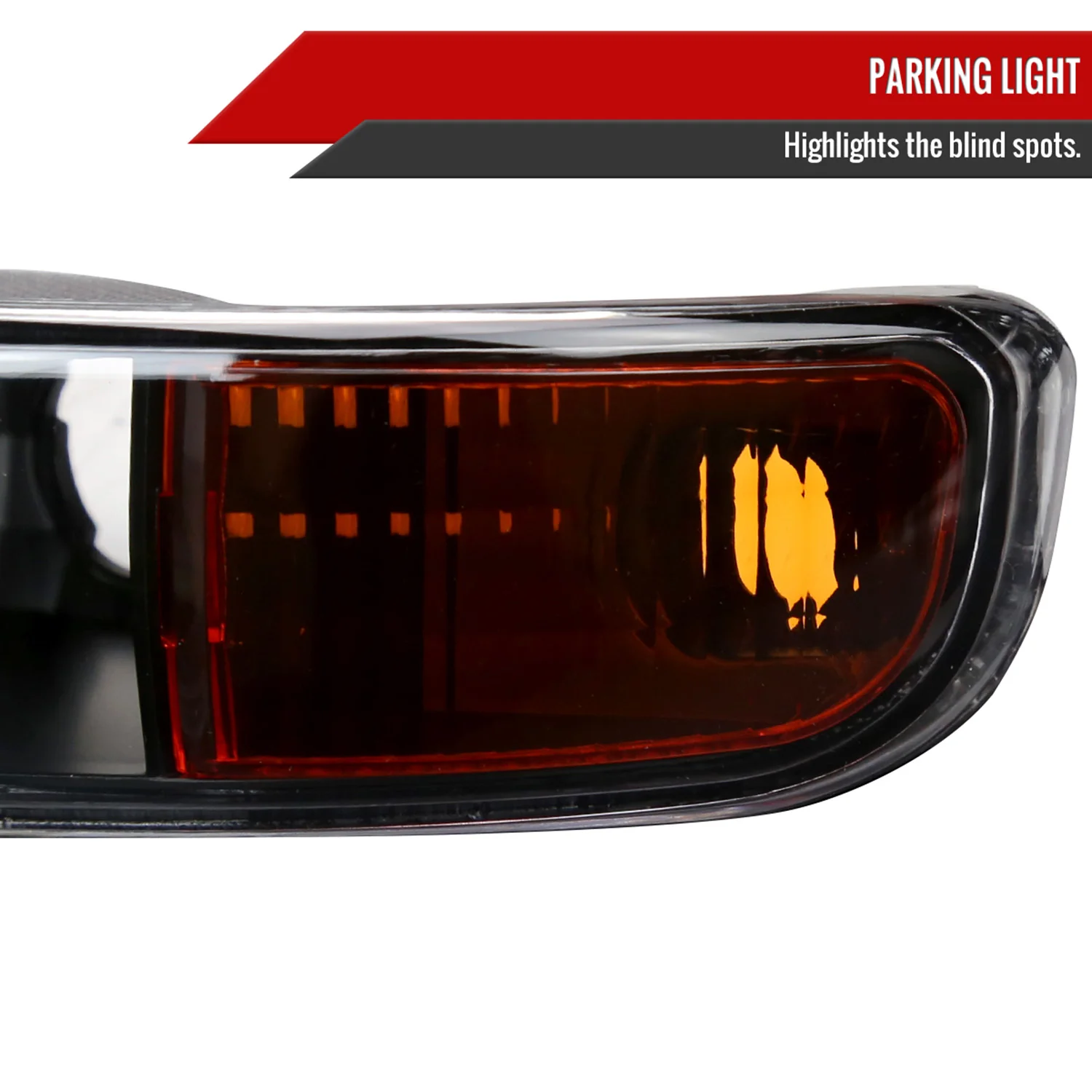 1999-2006 GMC Sierra/ 2000-2006 Yukon/XL Factory Bumper Lights Matt Black - Image 5