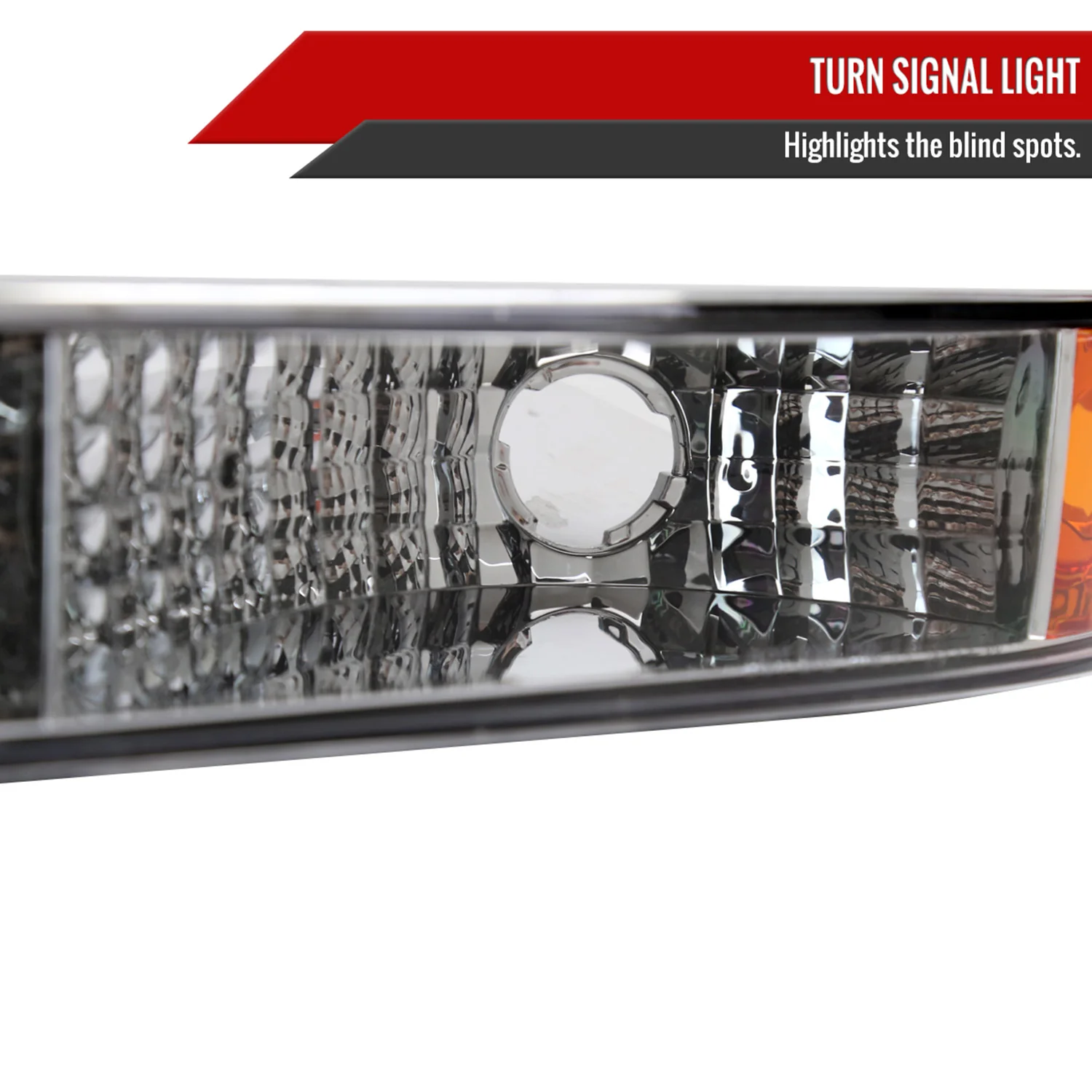 1999-2006 GMC Sierra/ 2000-2006 Yukon/Yukon XL Factory Bumper Lights Chrome - Image 3