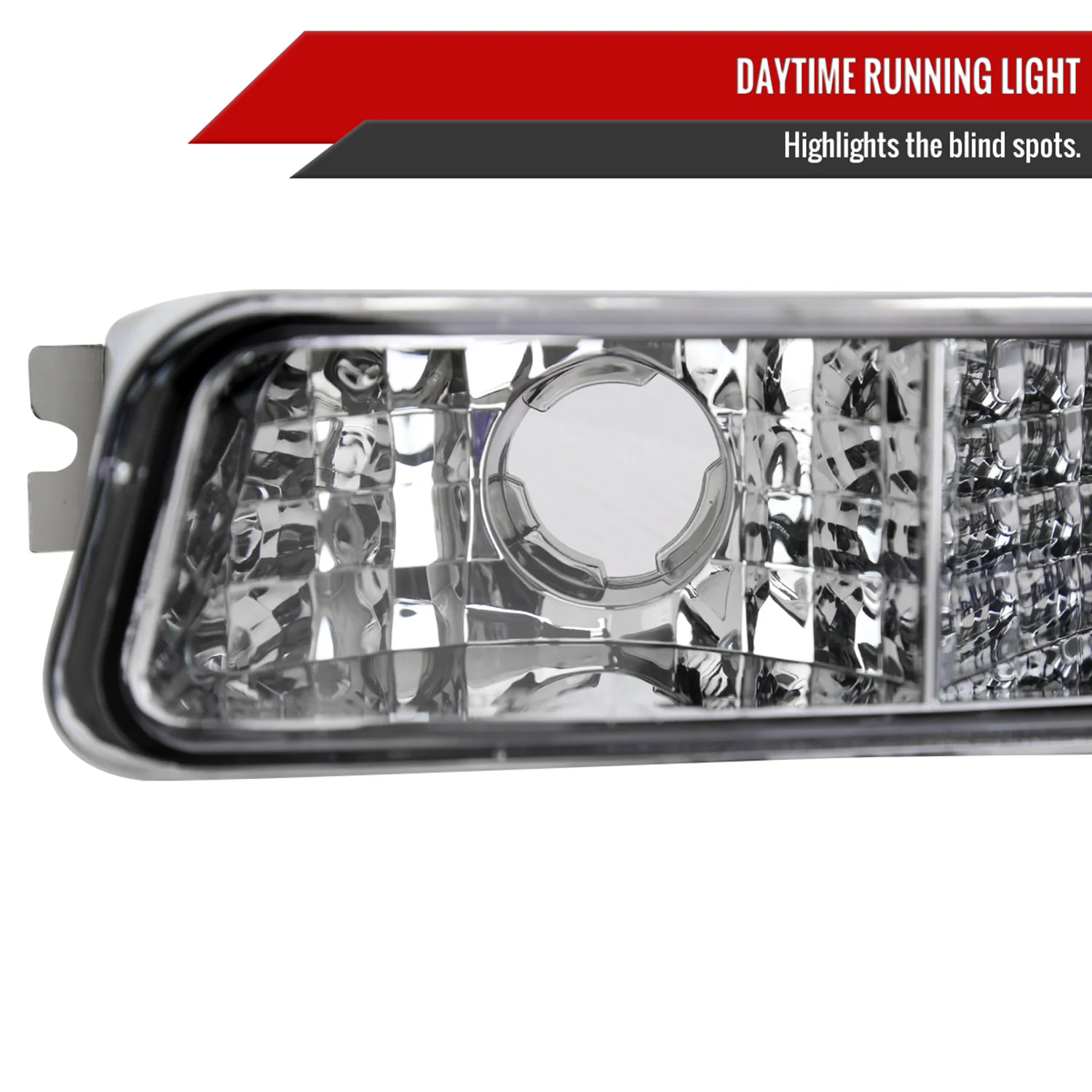 1999-2006 GMC Sierra/ 2000-2006 Yukon/Yukon XL Factory Bumper Lights Chrome - Image 4