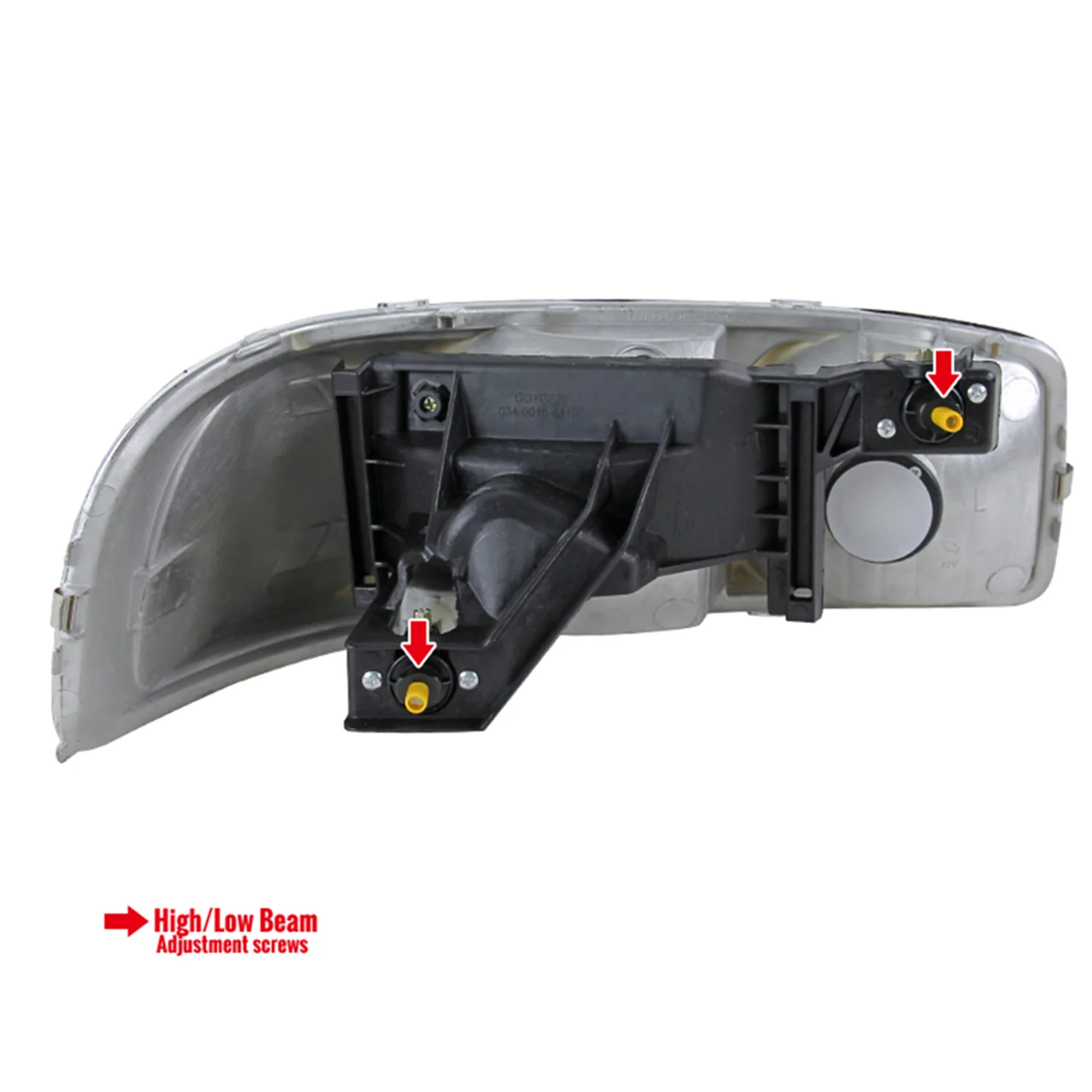 1999-2006 GMC Sierra/Yukon/Yukon XL Crystal Headlight Amber & Driver Side - Image 9