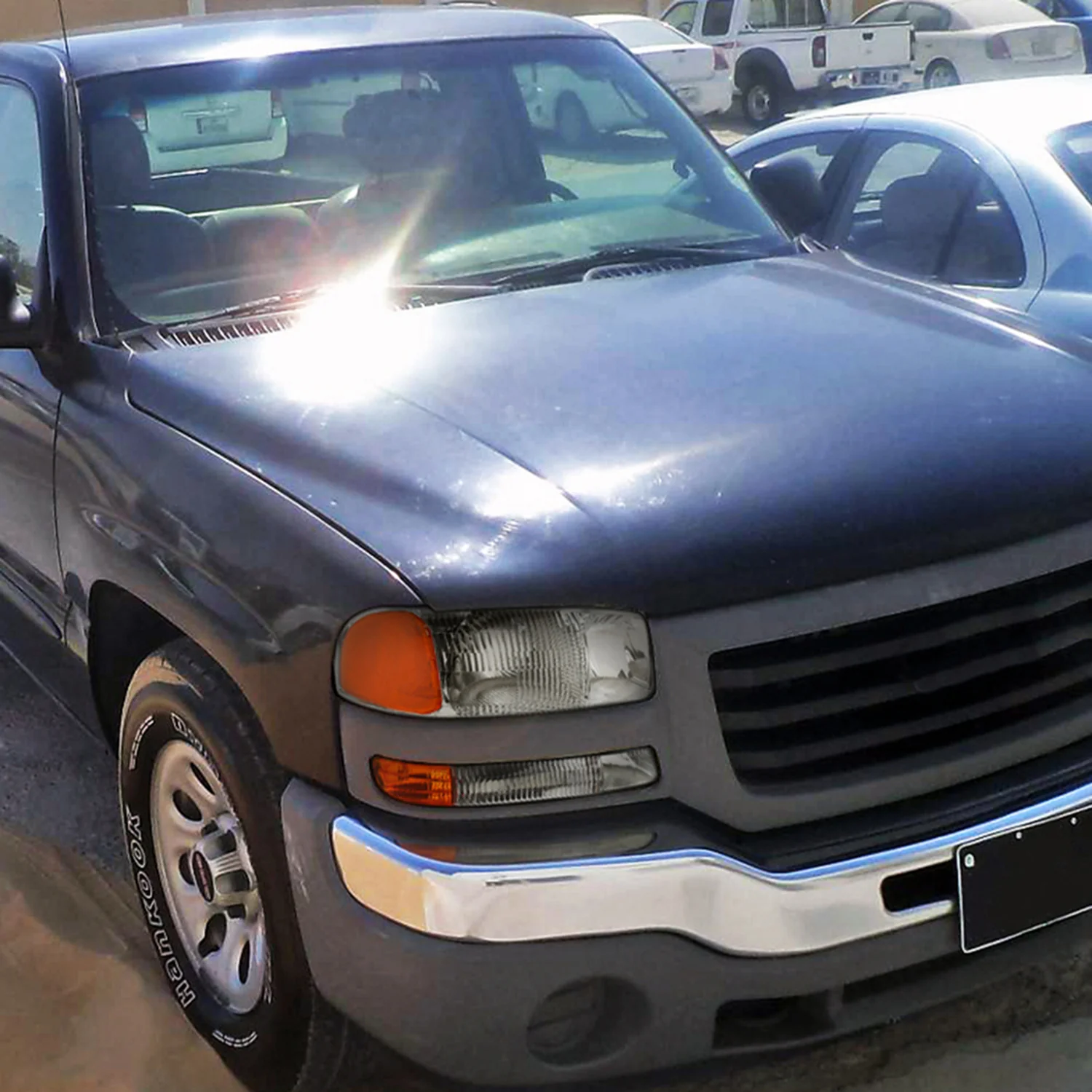 1999-2006 GMC Sierra/Yukon/Yukon XL Crystal Headlight Amber & Passenger Side - Image 10