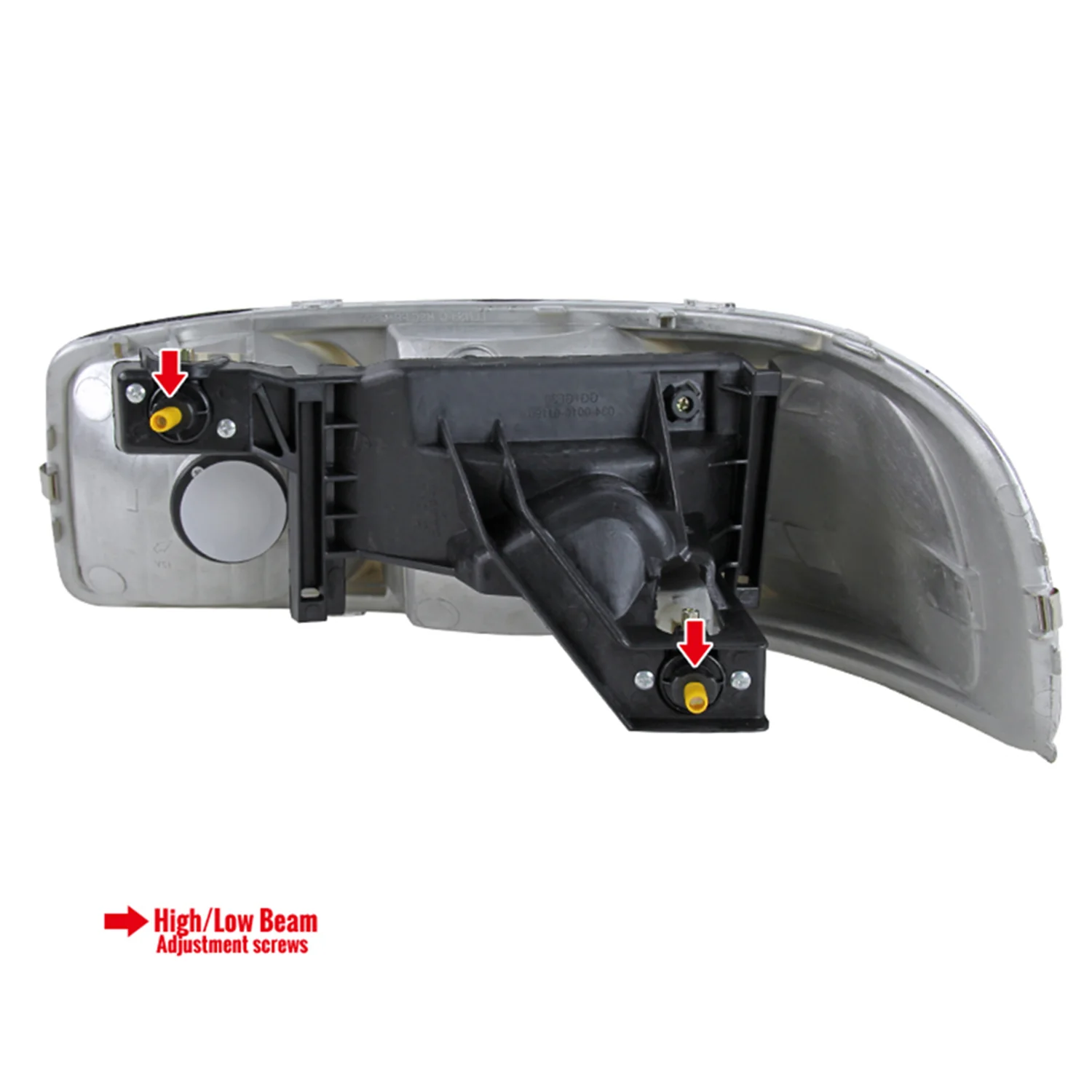 1999-2006 GMC Sierra/Yukon/Yukon XL Crystal Headlight Amber & Passenger Side - Image 9