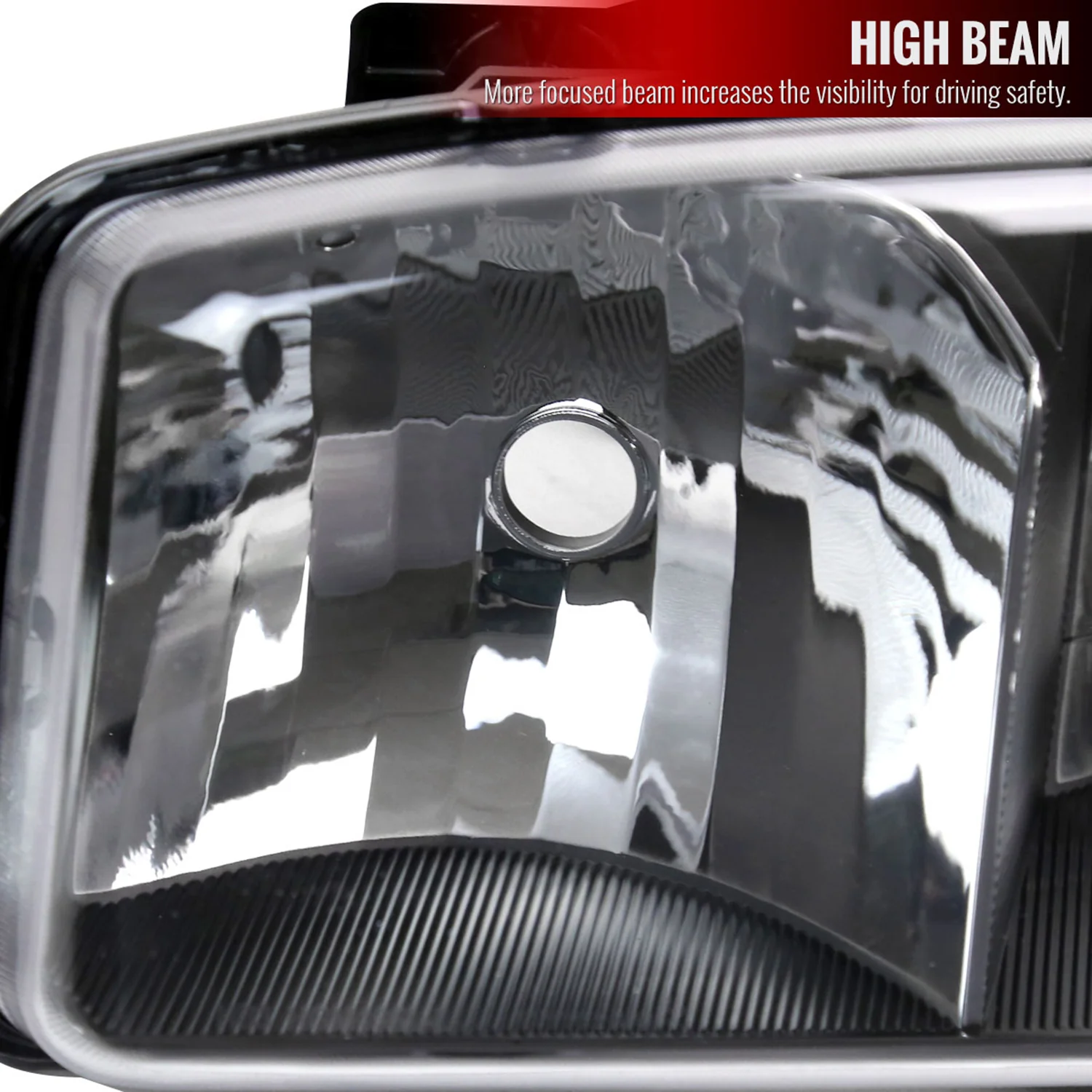 1999-2006 GMC Sierra/Yukon/Yukon XL Headlights&Bumper Lights Amber& Black - Image 3