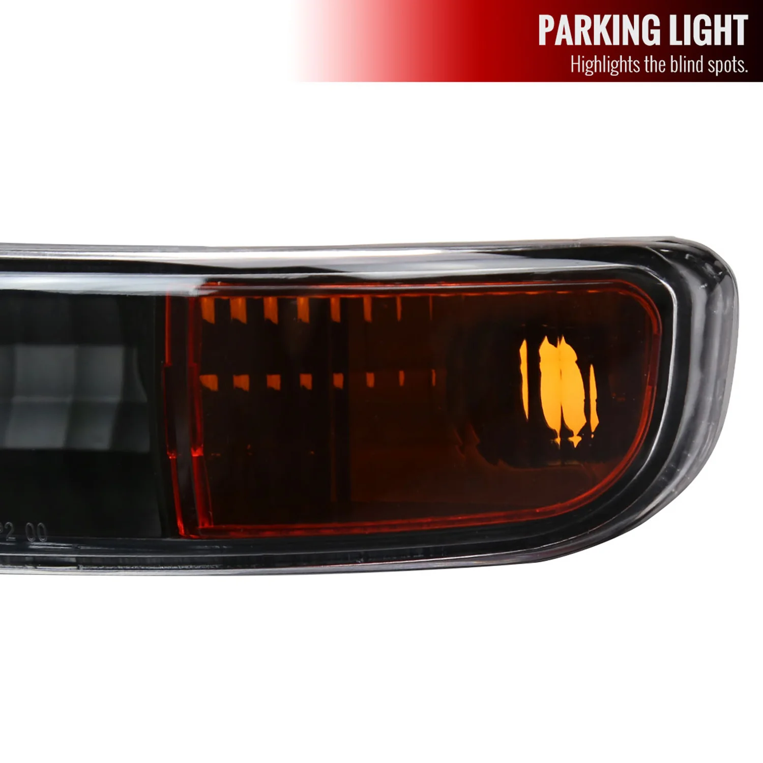 1999-2006 GMC Sierra/Yukon/Yukon XL Headlights&Bumper Lights Amber& Black - Image 6