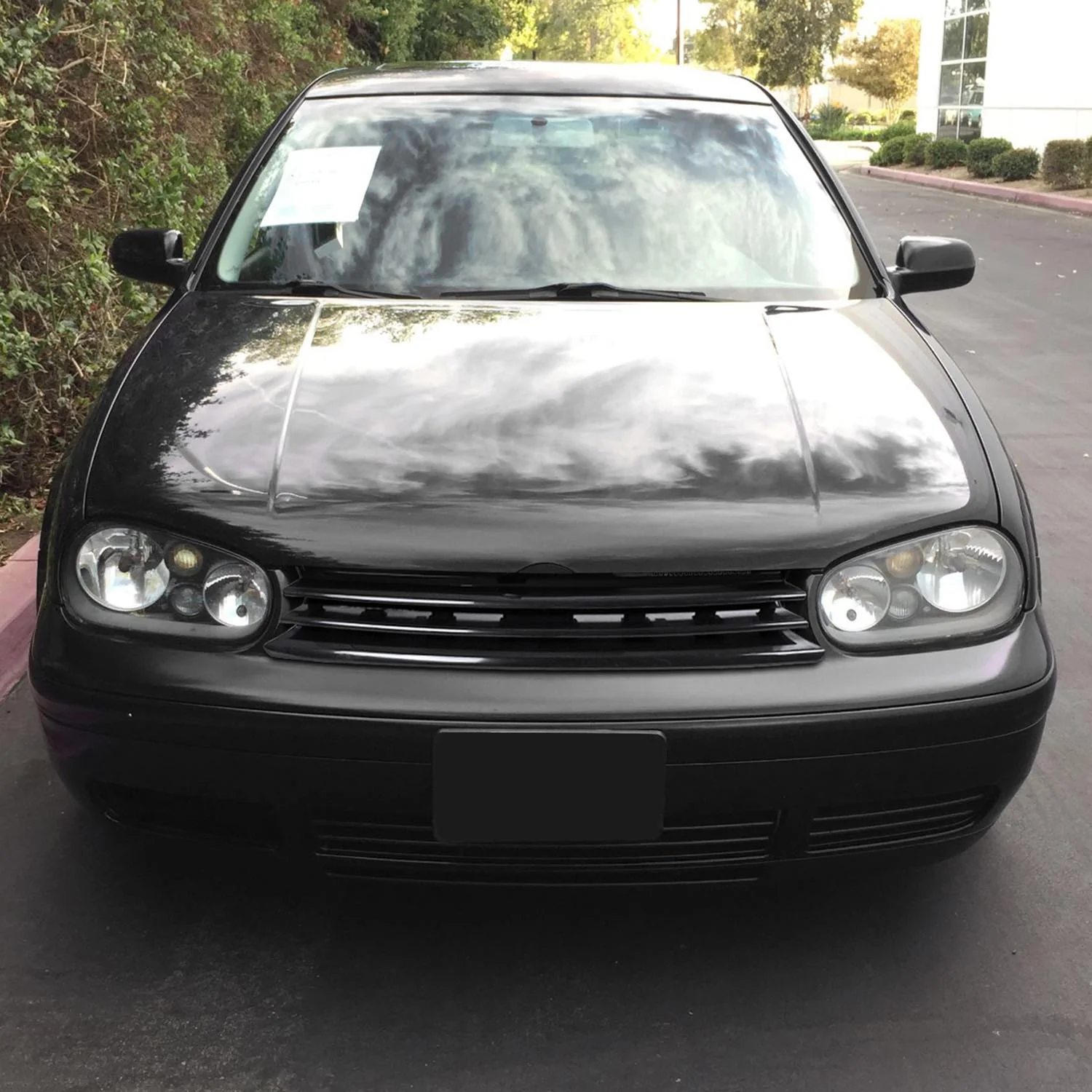 1999-2006 VW Golf/GTI/R32 Mk4 Glossy Black ABS Horizontal Style Grille - Image 10