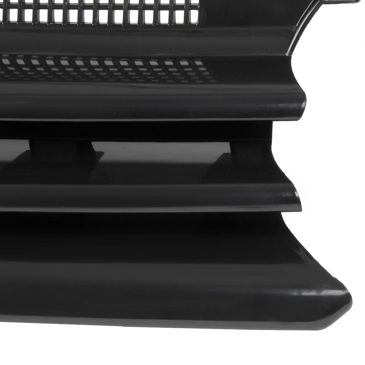 1999-2006 VW Golf/GTI/R32 Mk4 Glossy Black ABS Horizontal Style Grille - Image 3