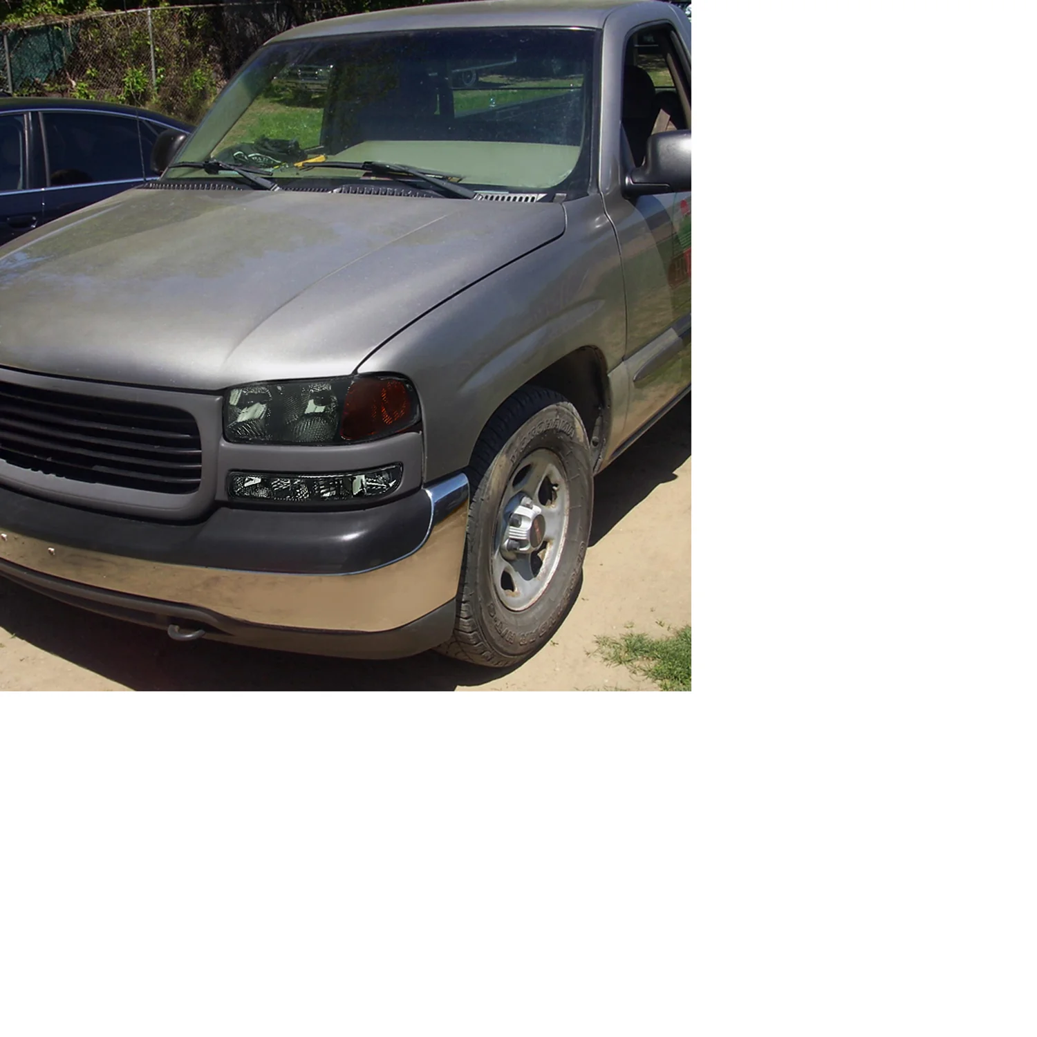 1999-2007 GMC Sierra/ Yukon/Yukon XL Factory Crystal Headlights Amber & Smoke - Image 10