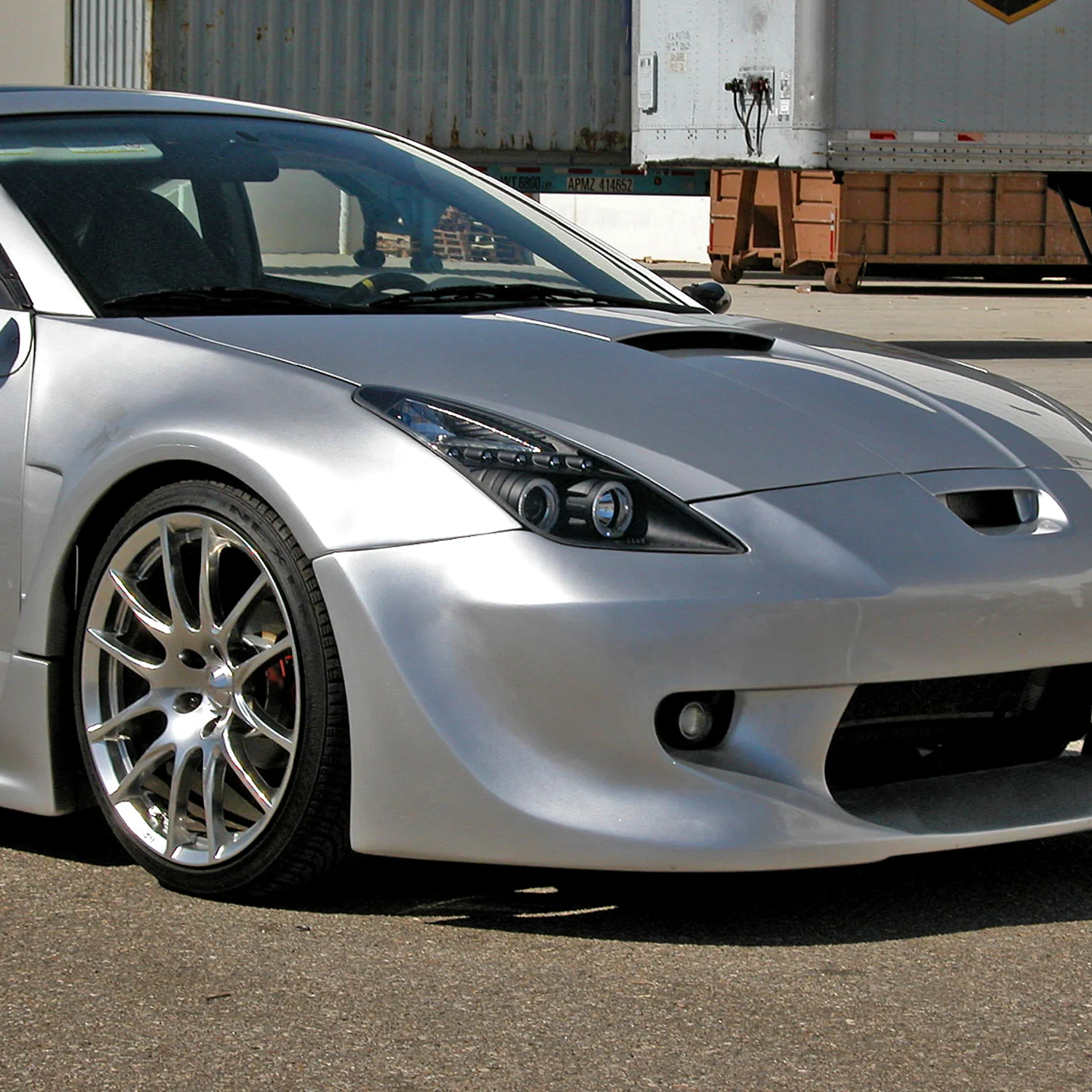 2000-2005 Toyota Celica Dual Halo Projector Headlights Matte Black/Clear Lens - Image 10