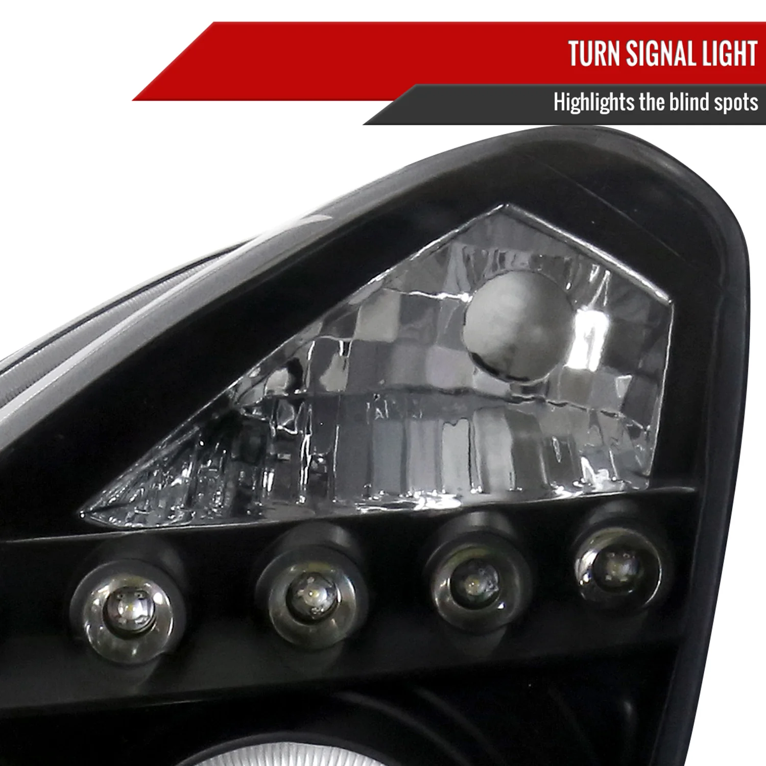 2000-2005 Toyota Celica Dual Halo Projector Headlights Matte Black/Clear Lens - Image 6