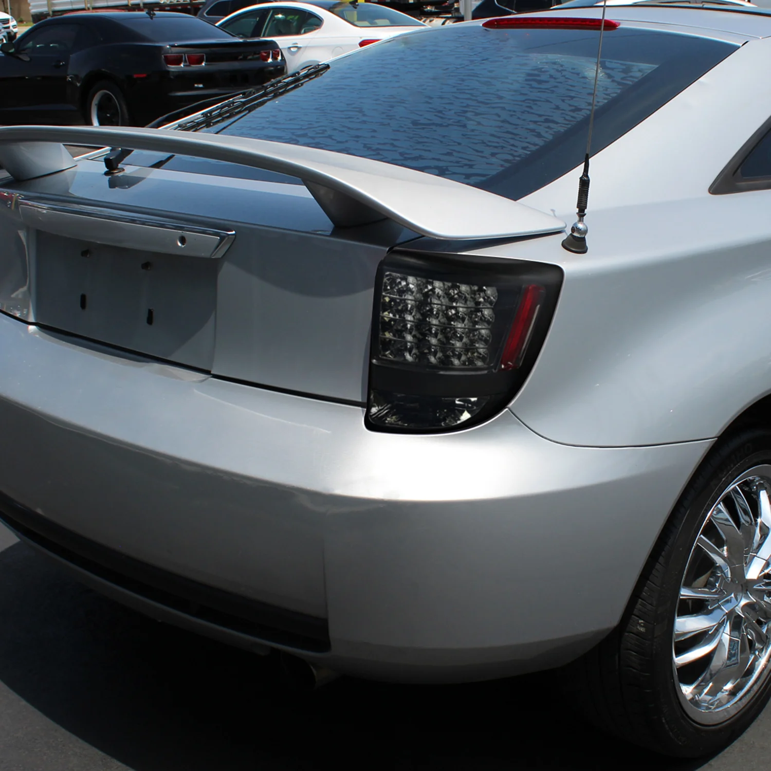 2000-2005 Toyota Celica LED Tail Lights Chrome Housing/Smoke Lens - Image 10