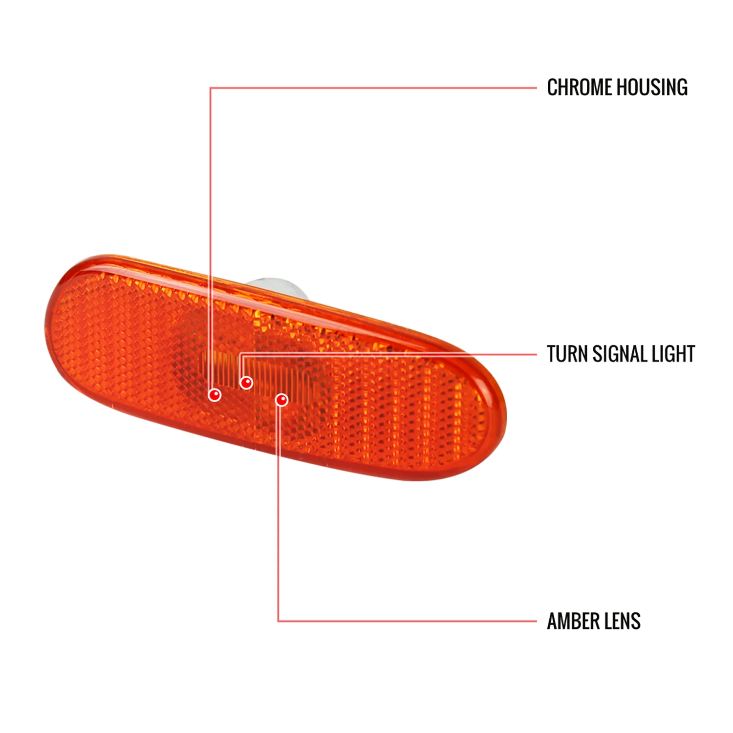 2000-2005 Toyota Celica/MR2 Spyder Amber Lens Side Marker Lights - Image 9