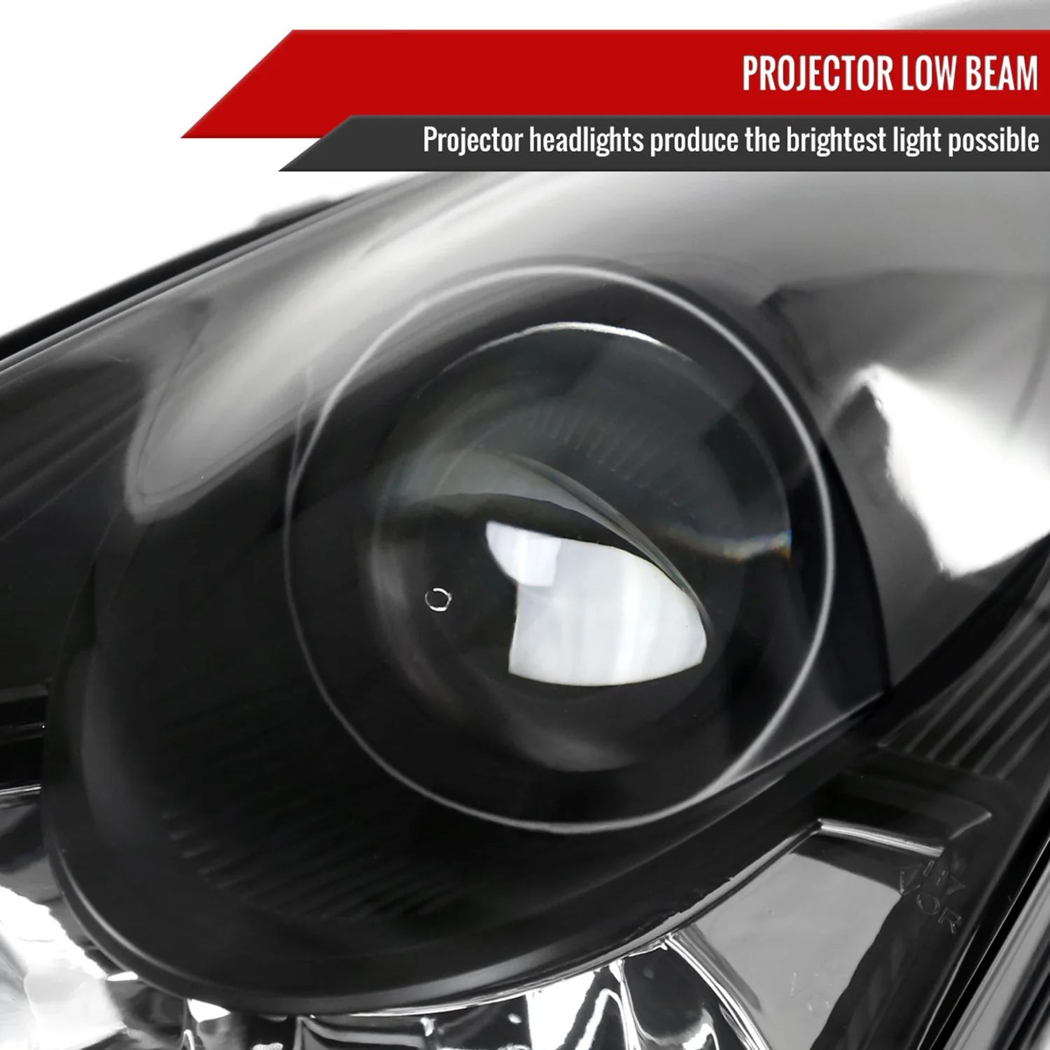 2000-2005 Toyota Celica Projector Headlights Matte Black Housing/Clear Lens - Image 3