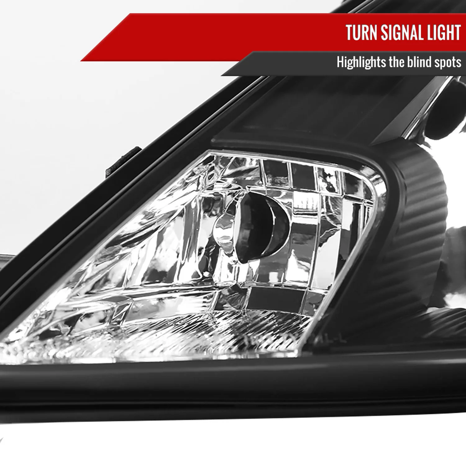 2000-2005 Toyota Celica Projector Headlights Matte Black Housing/Clear Lens - Image 5
