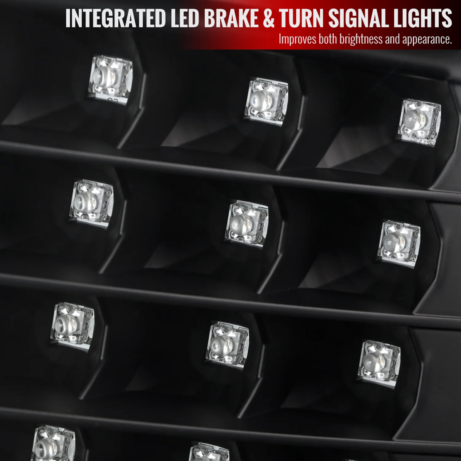 2000-2005 Toyota Celica V2 LED Tail Lights Matte Black Housing/Clear Lens - Image 3
