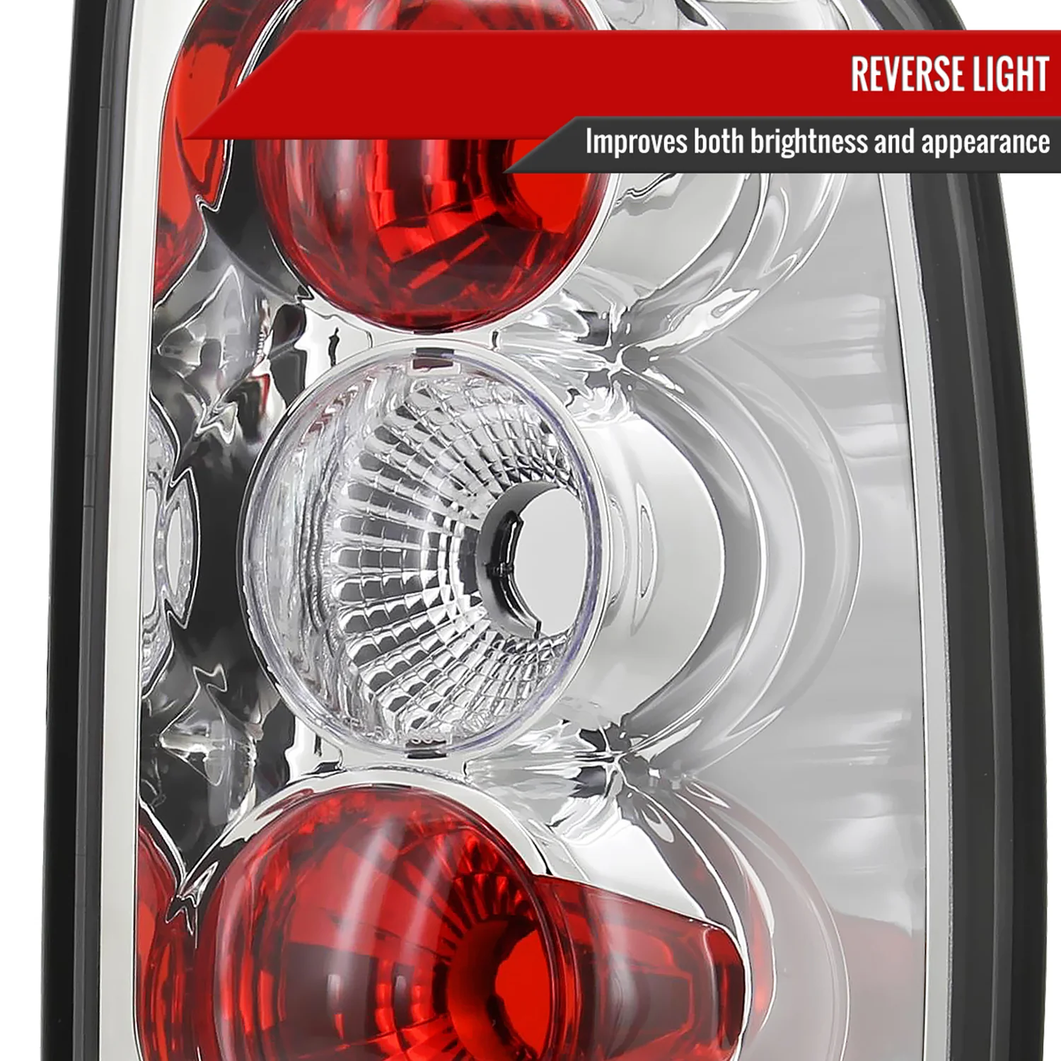 2000-2006 Chevy GMC Tahoe/Yukon/Suburban Tail Lights Chrome/Clear Lens - Image 3
