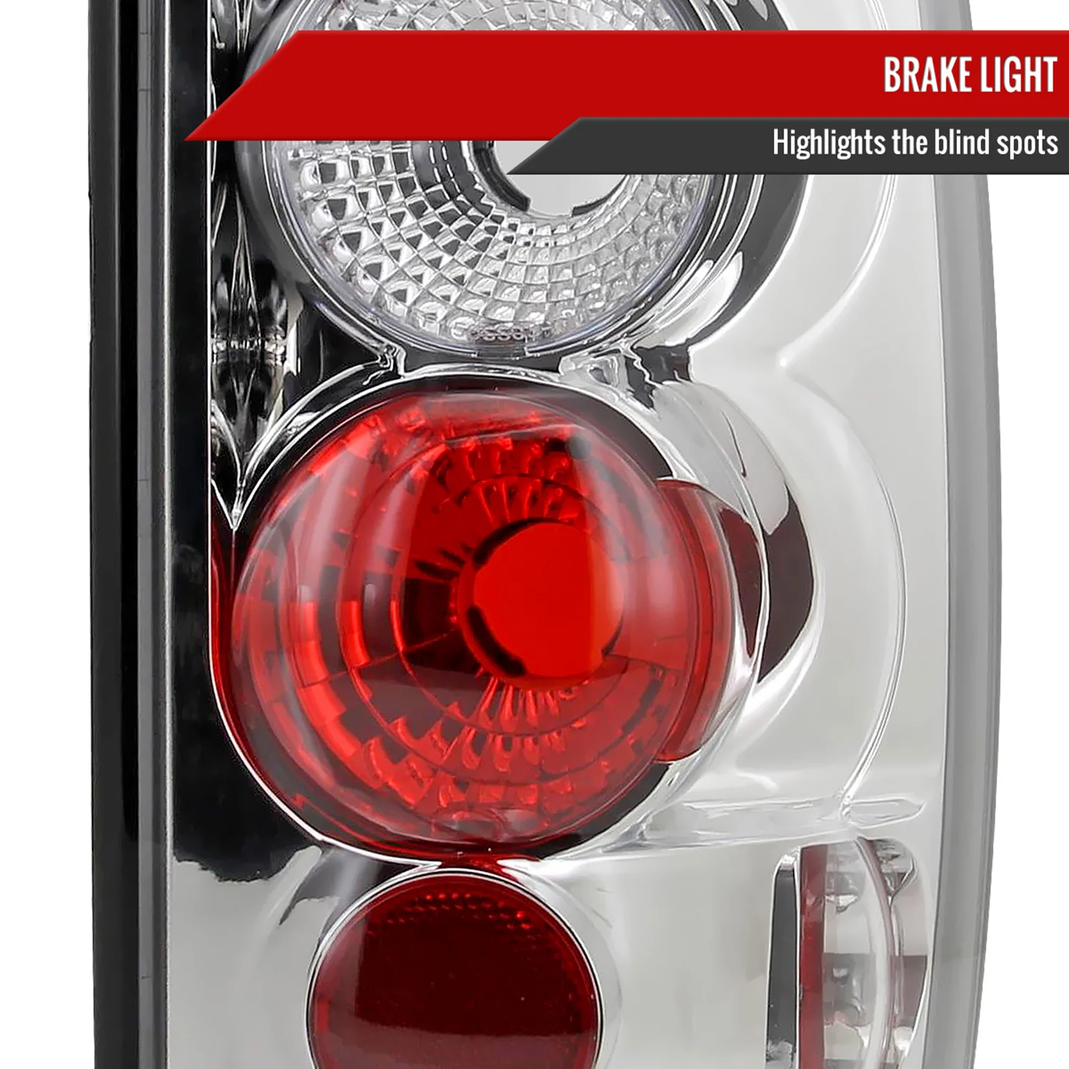 2000-2006 Chevy GMC Tahoe/Yukon/Suburban Tail Lights Chrome/Clear Lens - Image 4