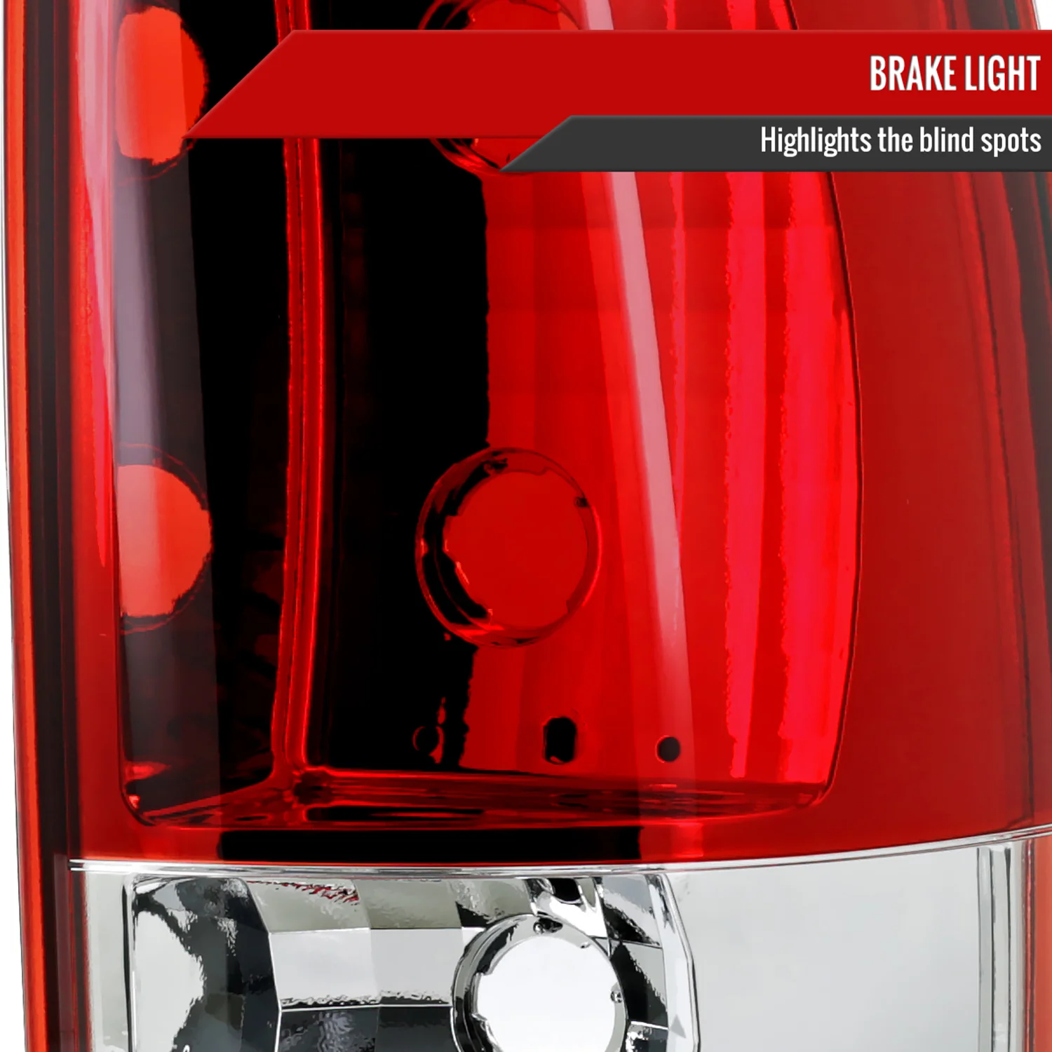 2000-2006 Chevy Suburban/Tahoe GMC Yukon/Yukon XL Tail Lights Chrome/Red Clear - Image 3