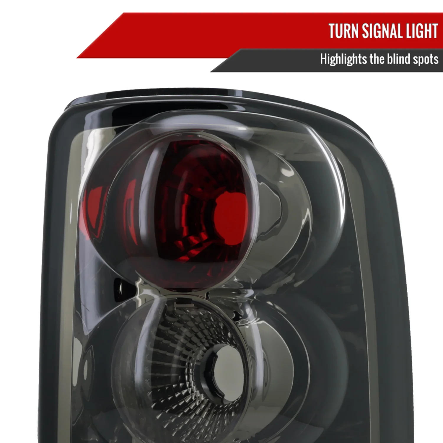 2000-2006 Chevy Suburban/Tahoe GMC Yukon/Yukon XL Tail Lights Chrome/Smoke - Image 2