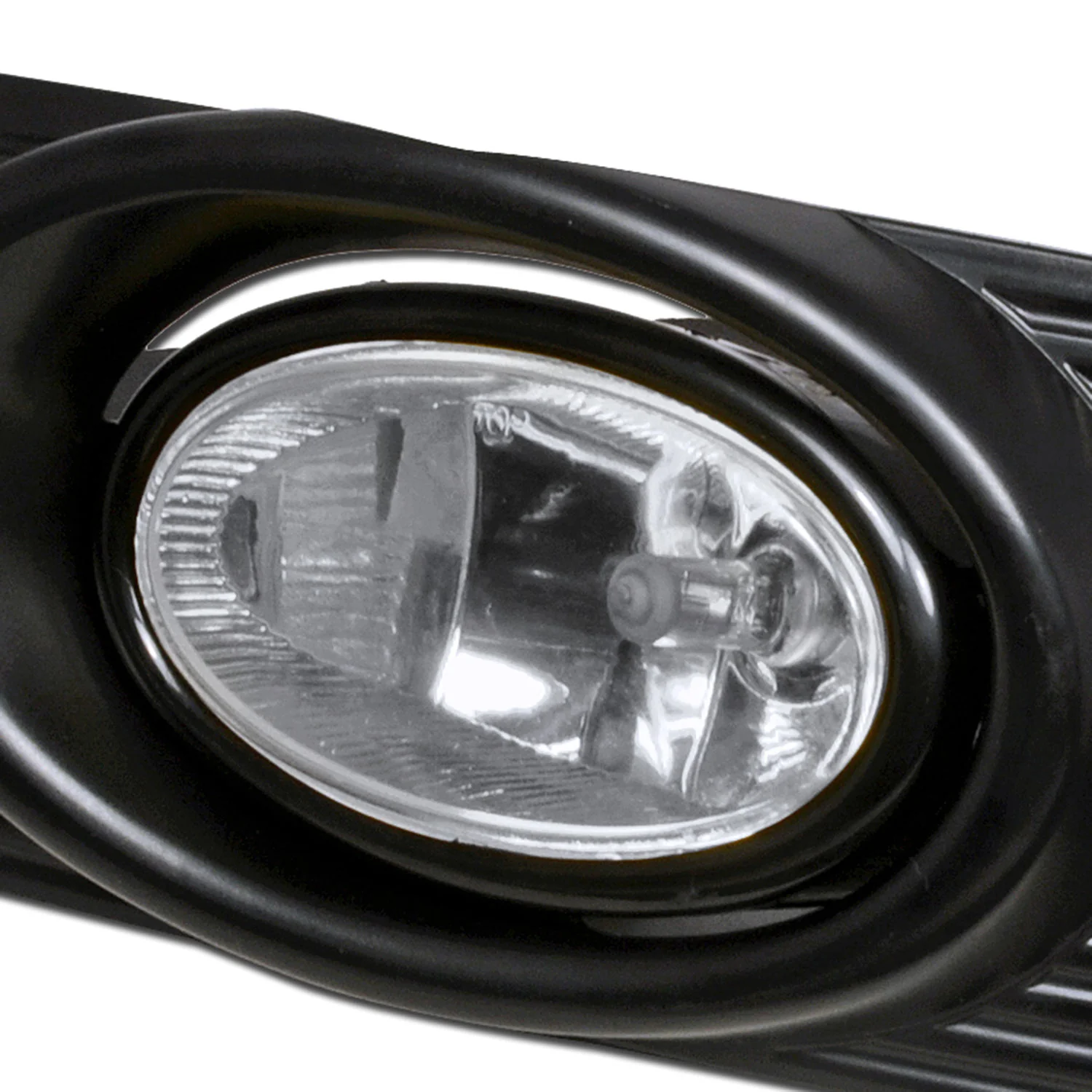 2001-2002 Honda Accord Sedan H11 Fog Lights Kit Chrome Housing/Clear Lens - Image 2