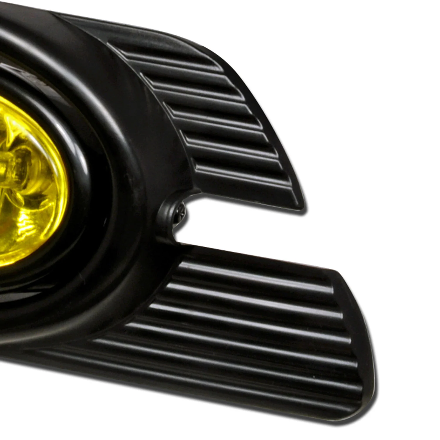2001-2002 Honda Accord Sedan H11 Fog Lights Kit Chrome Housing/Yellow Lens - Image 3