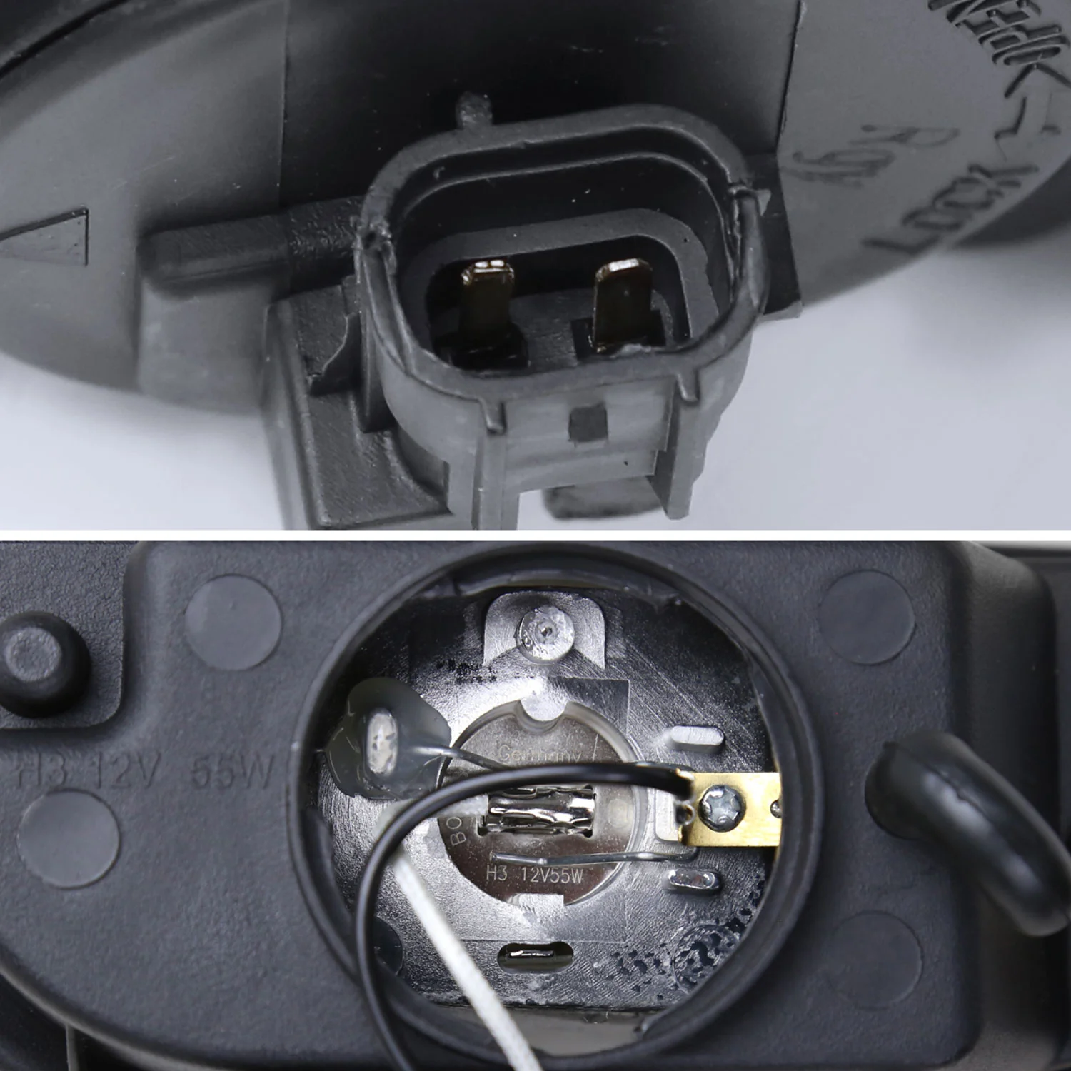 2001-2002 Toyota Corolla H3 Fog Lights Chrome Housing/Clear Lens - Image 8