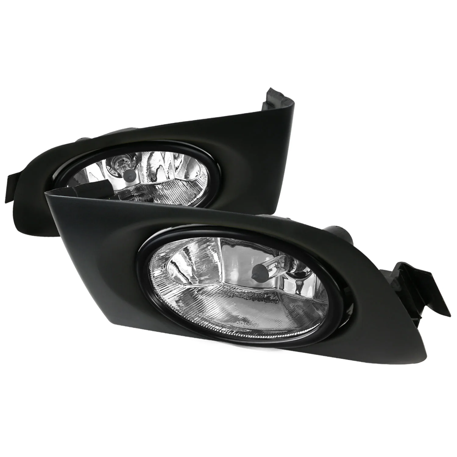 2001-2003 Honda Civic Coupe/Sedan 12V/55W H11 Fog Lights Chrome/Clear Lens