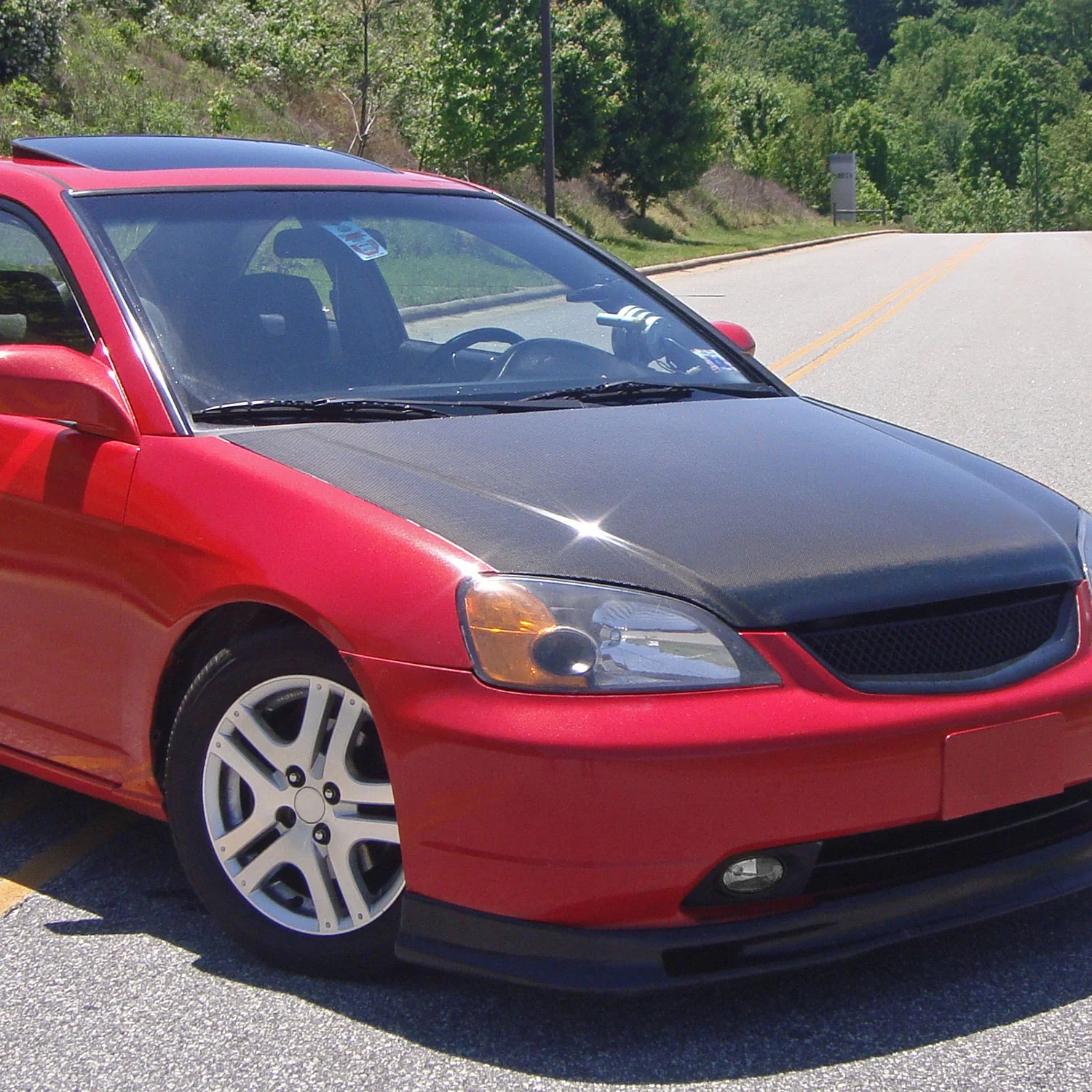 2001-2003 Honda Civic Coupe/Sedan 12V/55W H11 Fog Lights Chrome/Clear Lens - Image 10
