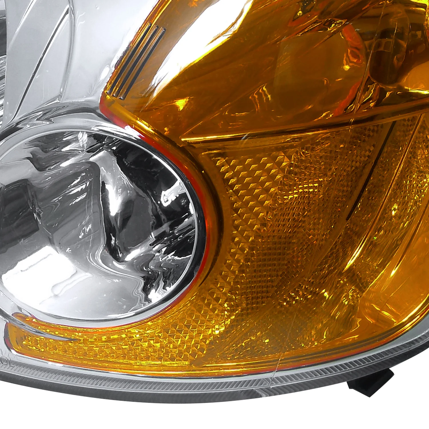 2001-2003 Honda Civic Factory Style Headlights Chrome Housing/Clear Lens - Image 6