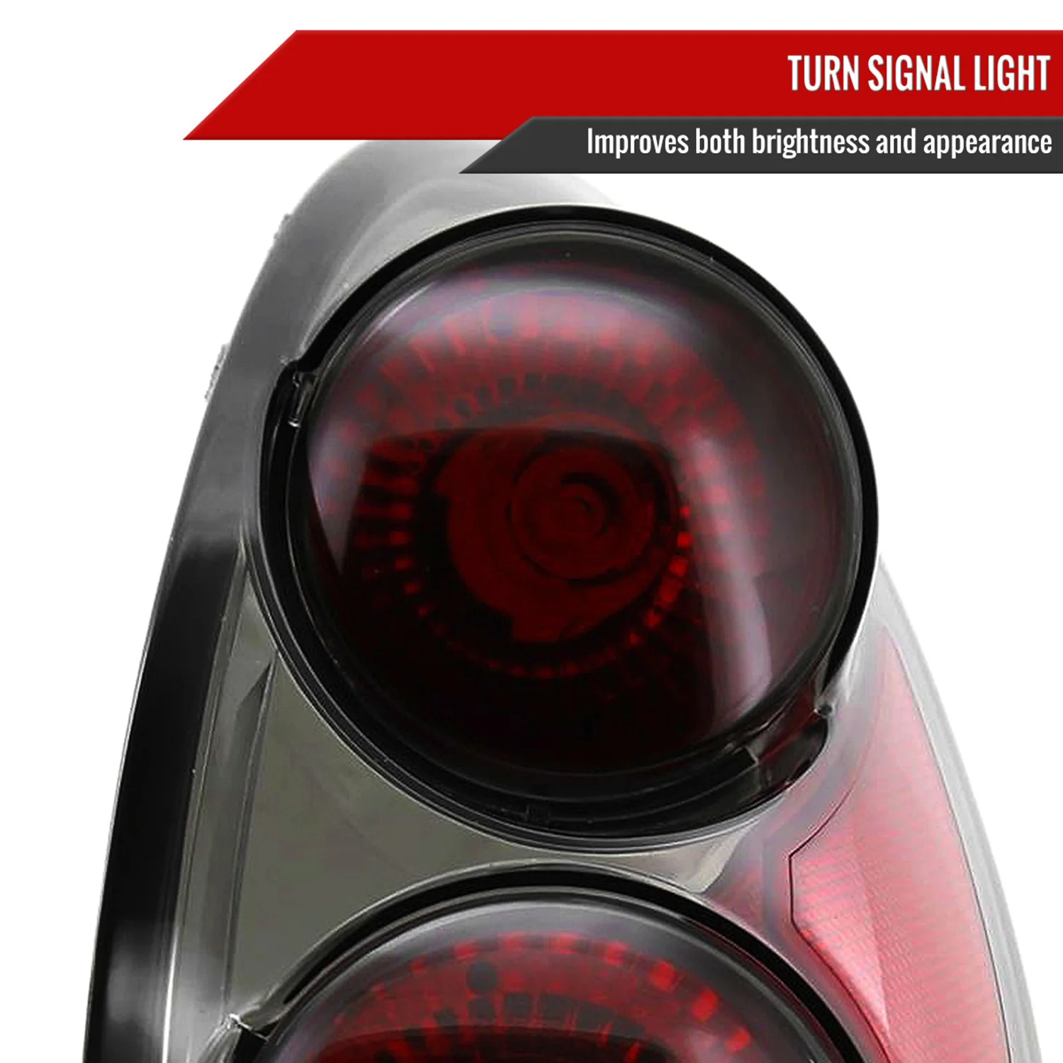2001-2005 Chrysler PT Cruiser Tail Lights Chrome Housing/Smoke Lens - Image 3