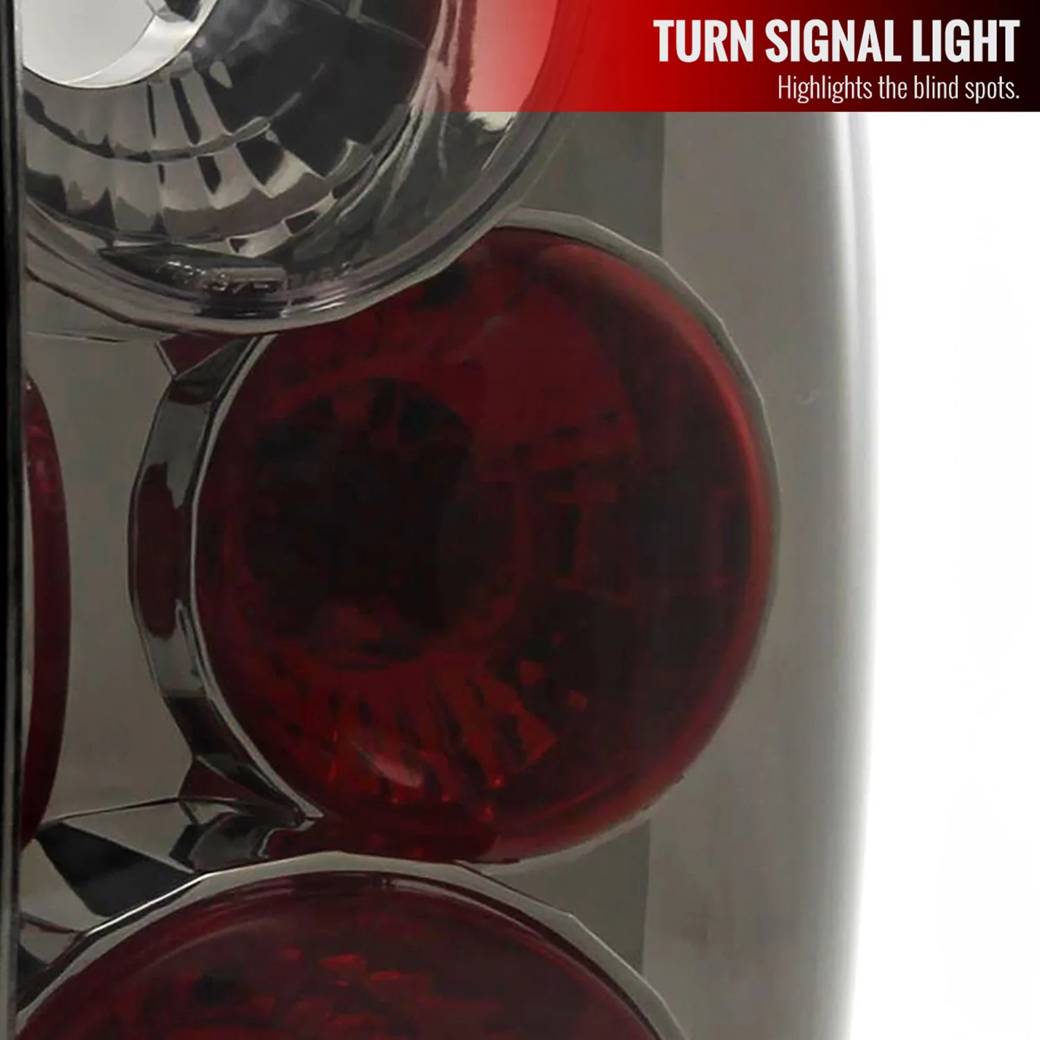 2001-2005 Ford Ranger Tail Lights Chrome Housing/Smoke Lens - Image 4
