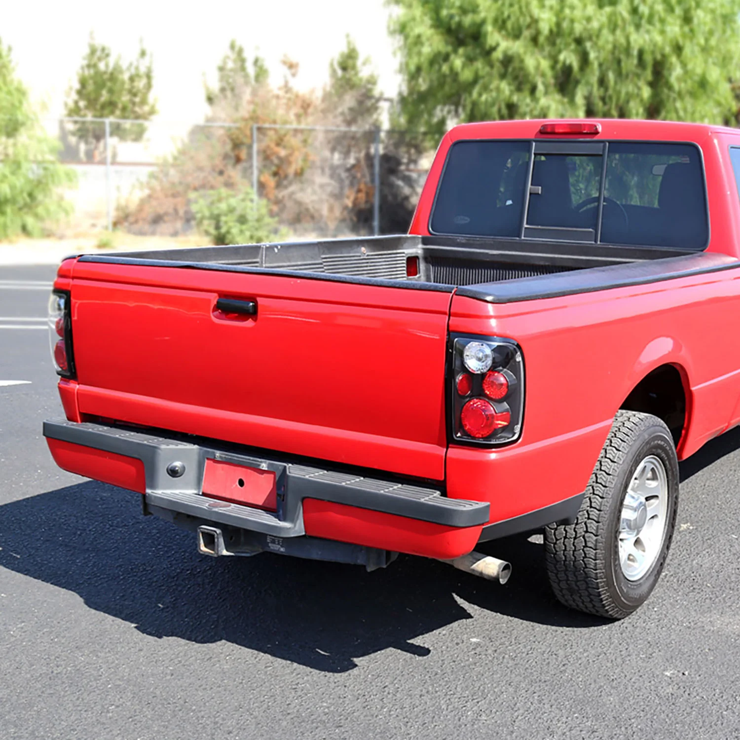 2001-2005 Ford Ranger Tail Lights Matte Black Housing/Clear Lens - Image 10