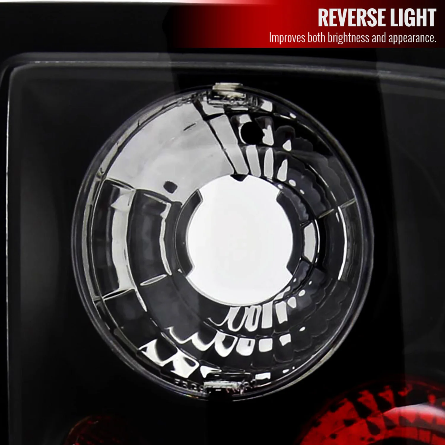 2001-2005 Ford Ranger Tail Lights Matte Black Housing/Clear Lens - Image 2