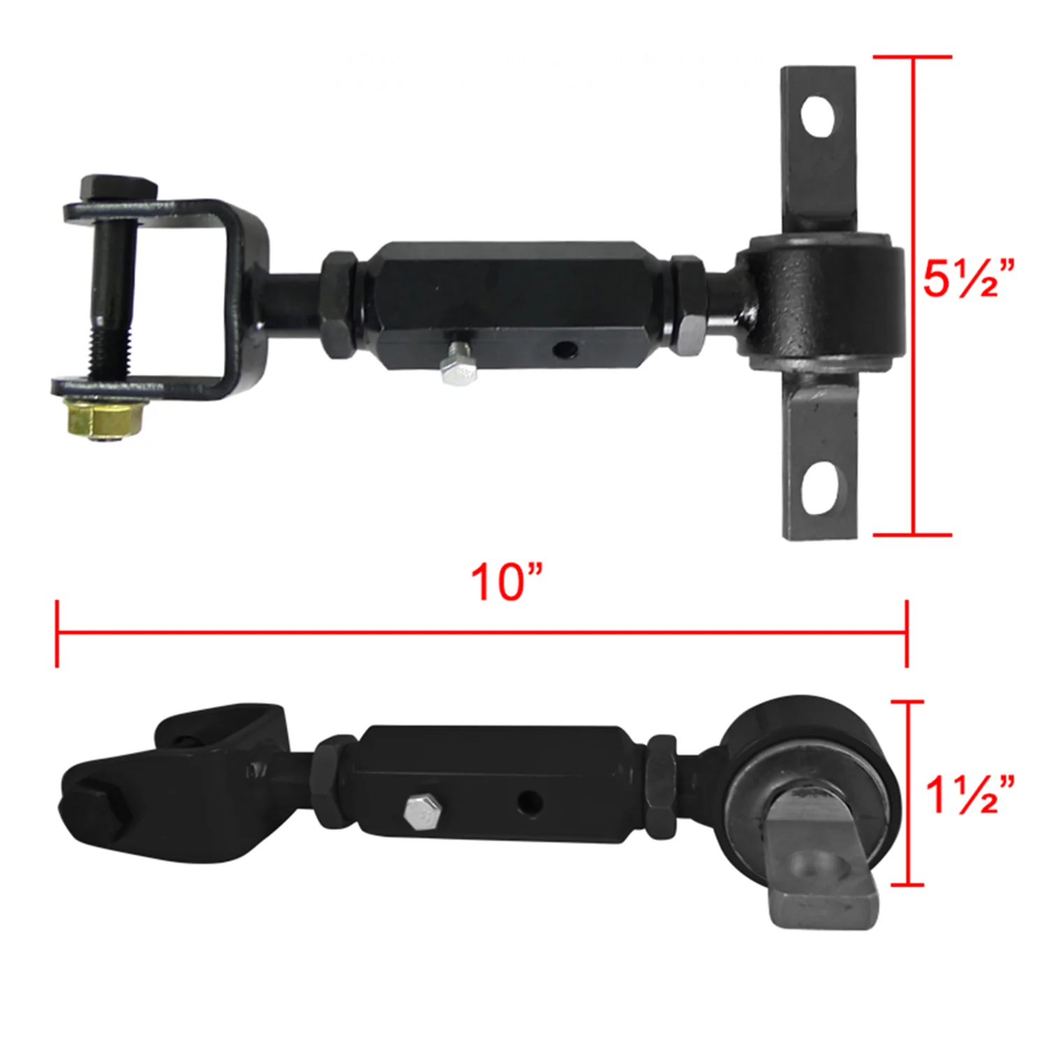 2001-2006 Honda Civic/ Acura RSX Black Rear Camber Arms - Image 2