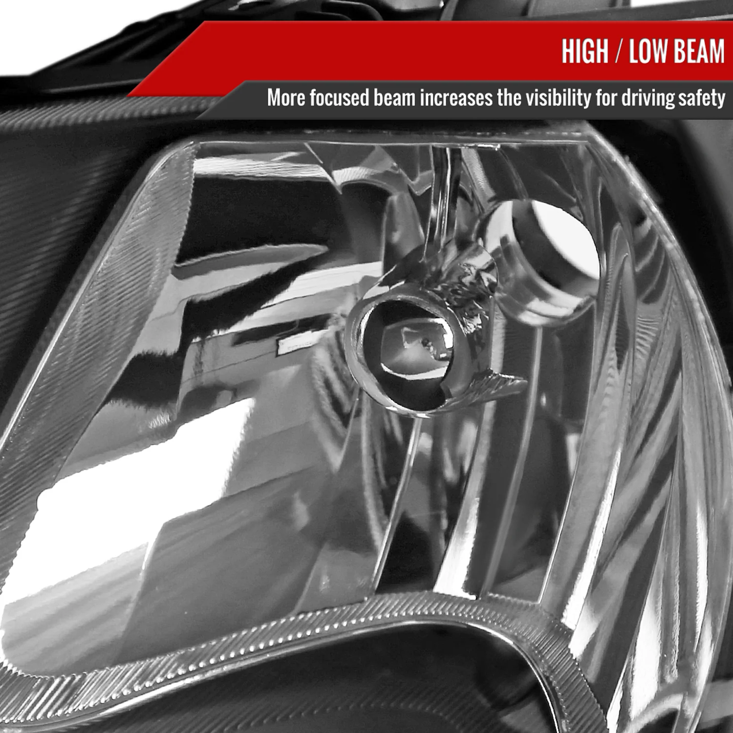 2001-2007 Dodge Caravan/ Voyager/Town&Country Factory Crystal Headlights - Image 3