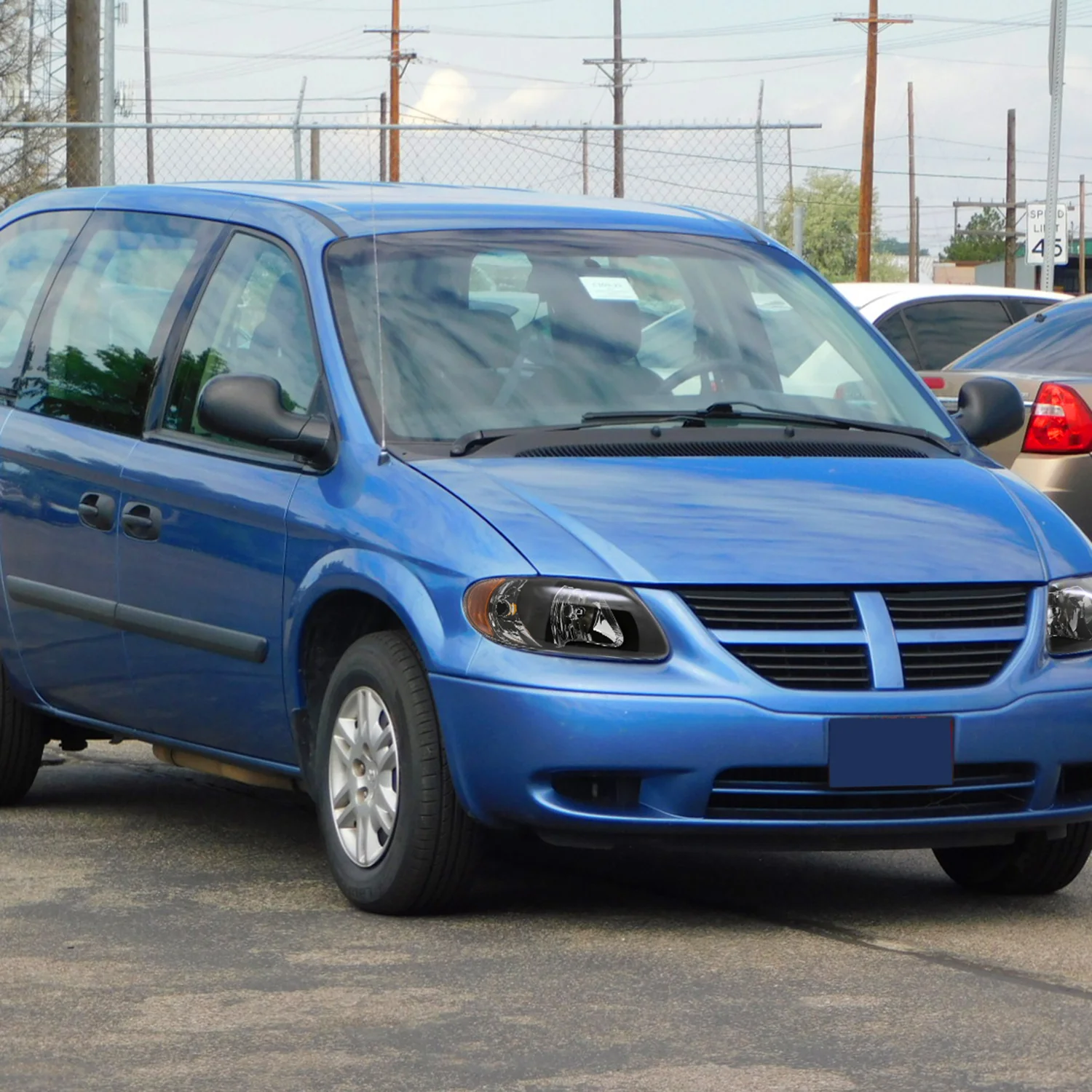 2001-2007 Dodge Caravan/ Voyager/Town&Country Factory Crystal Headlights - Image 9