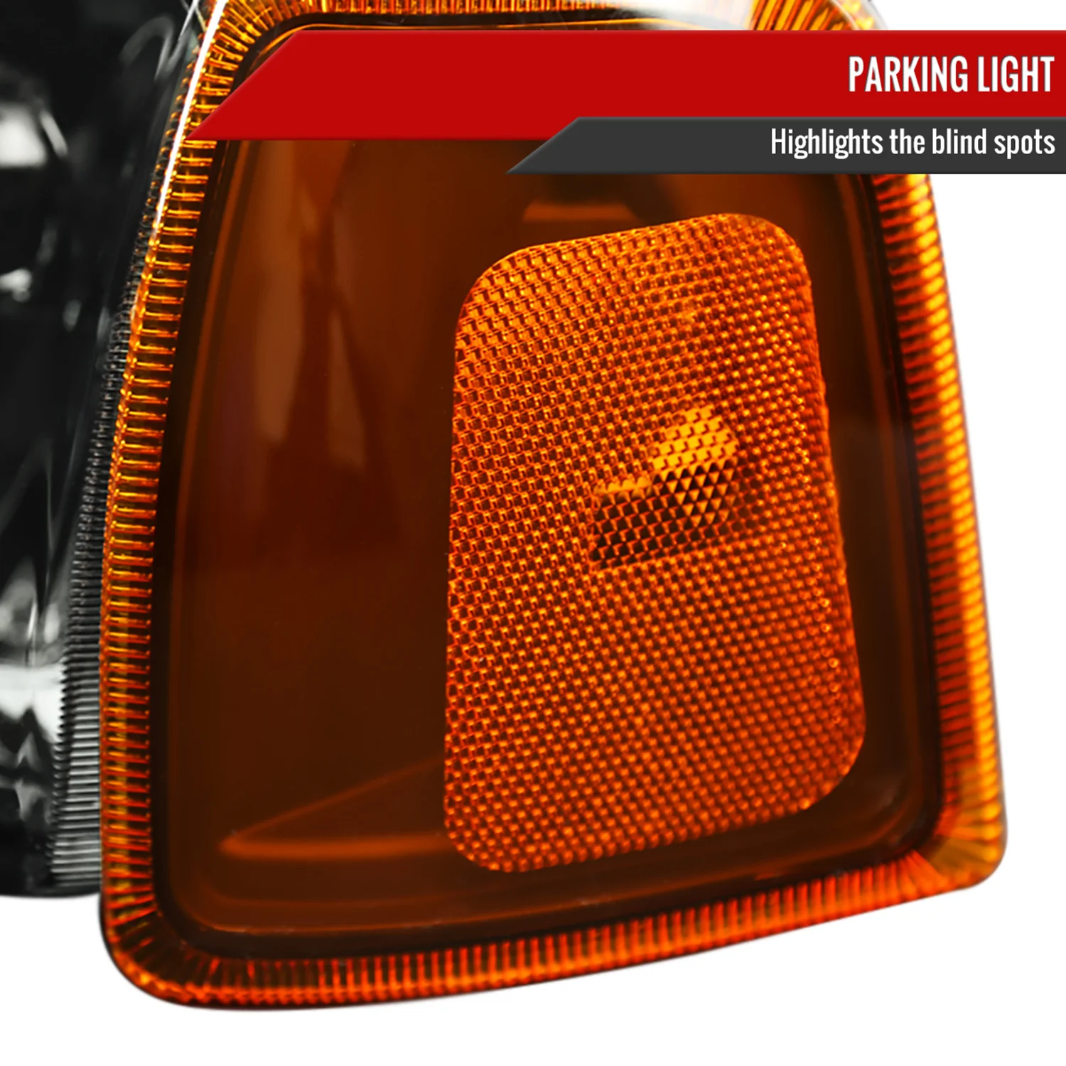 2001-2011 Ford Ranger Factory Headlights Amber Corner Signal Lights Chrome - Image 5