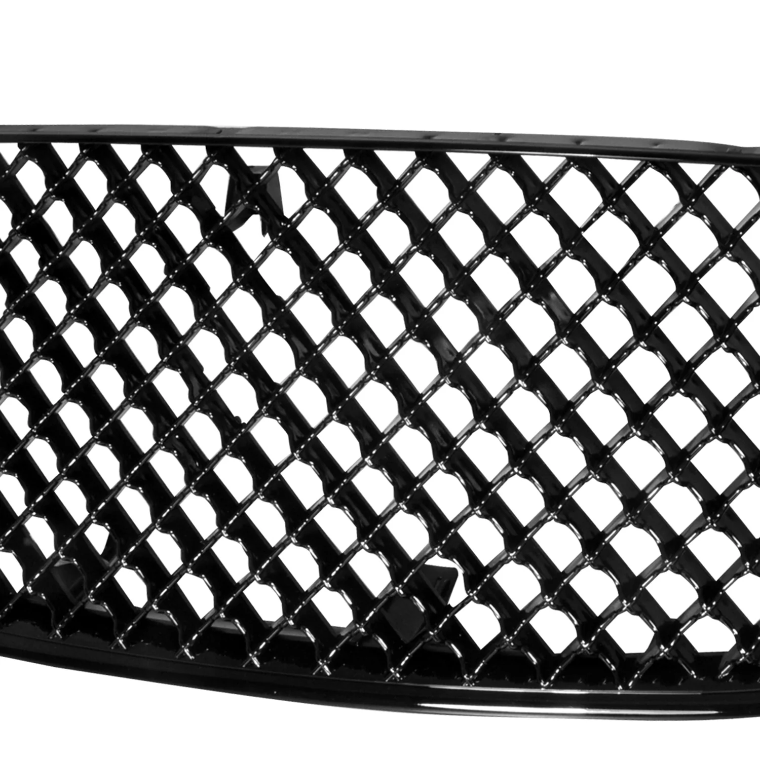 2002-2003 Nissan Maxima Glossy Black ABS Mesh Grille - Image 2