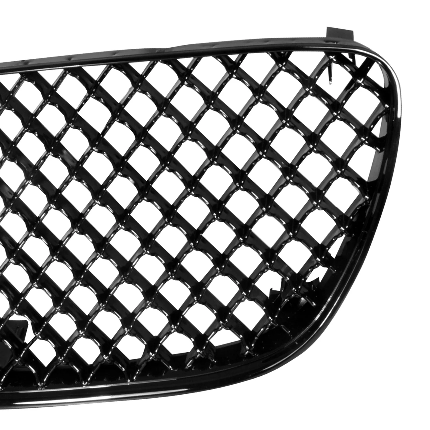2002-2003 Nissan Maxima Glossy Black ABS Mesh Grille - Image 3