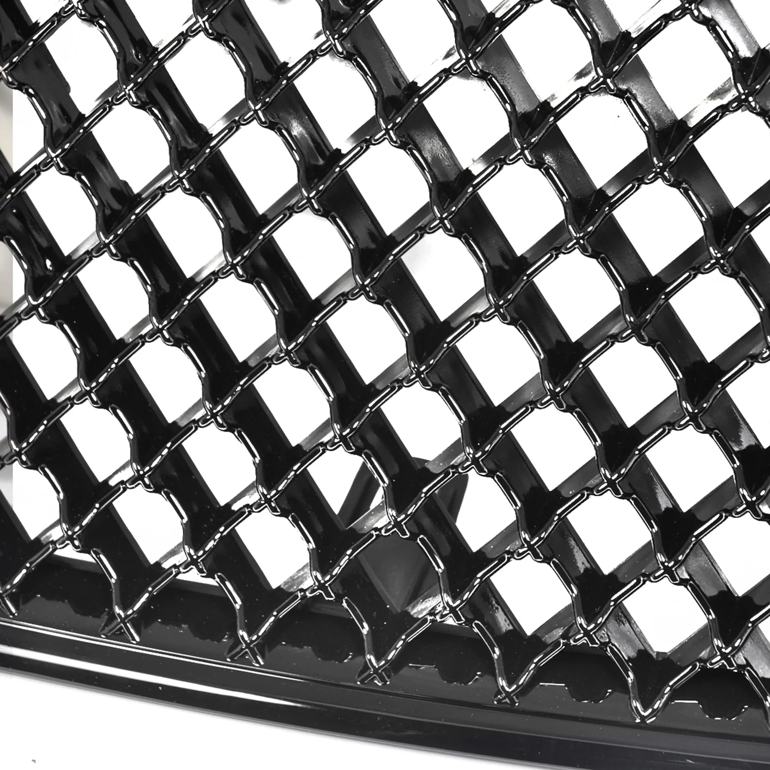2002-2003 Nissan Maxima Glossy Black ABS Mesh Grille - Image 5