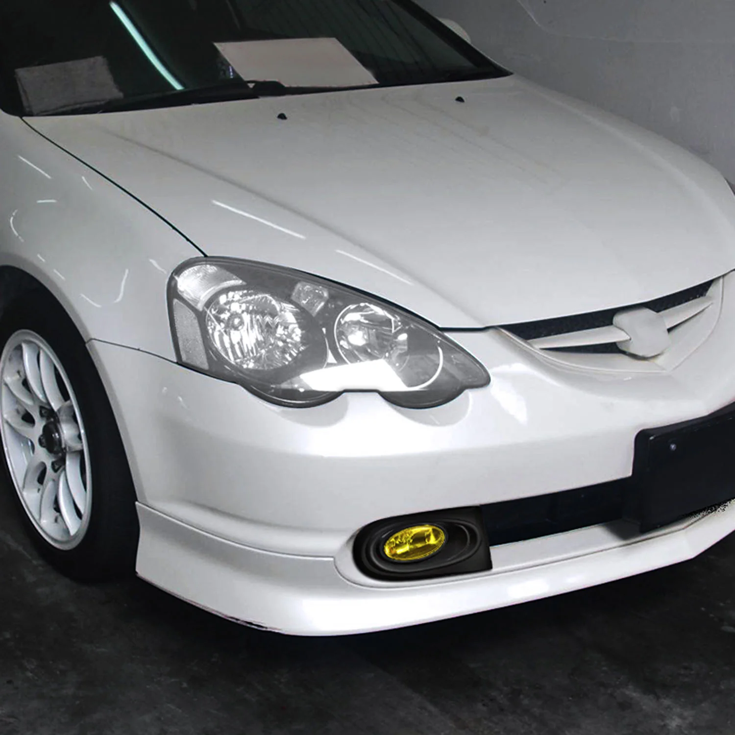 2002-2004 Acura RSX H11 Fog Lights Kit Chrome Housing/Yellow Lens - Image 10