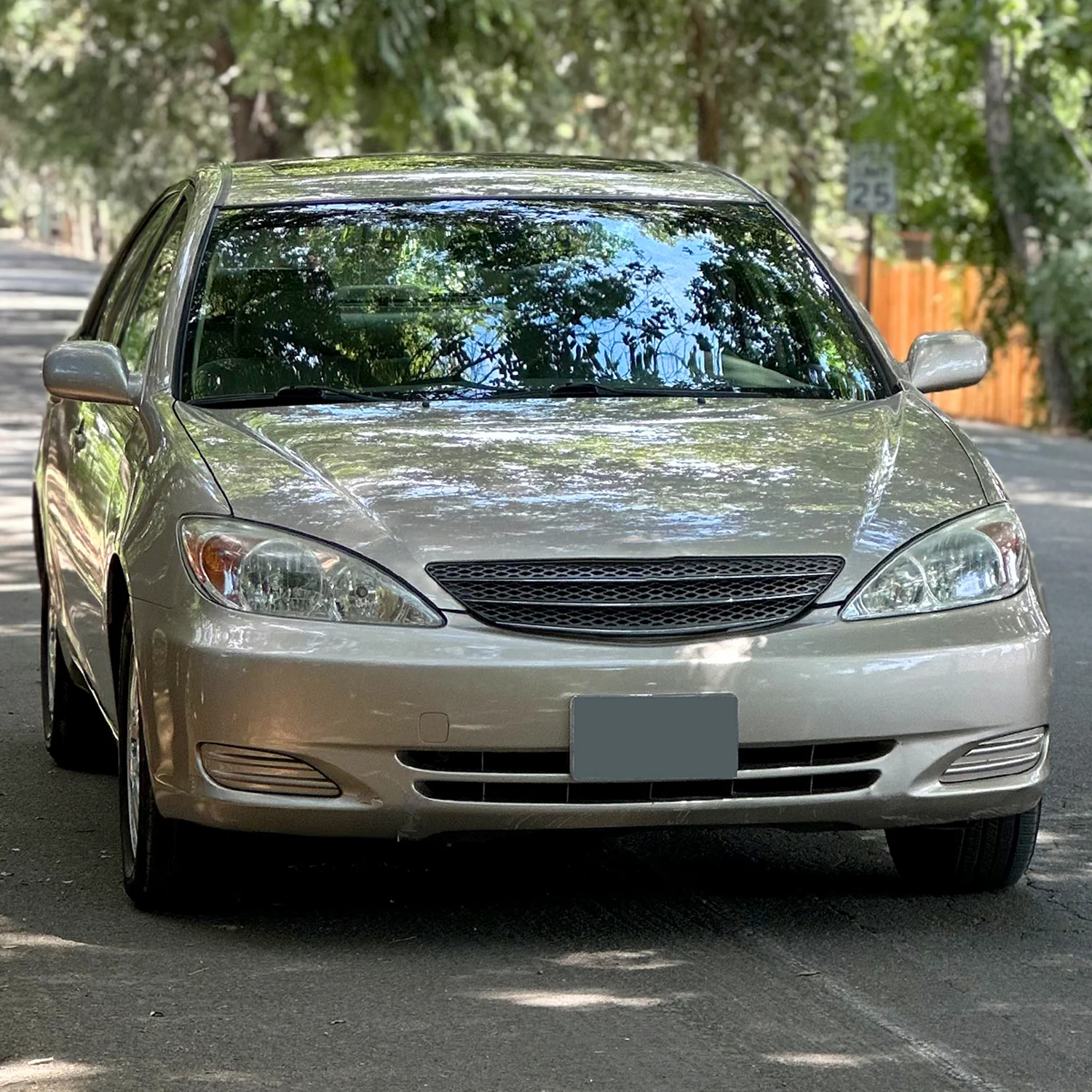 2002-2004 Toyota Camry Factory Style Headlights w/Amber Reflector Chrome/Clear - Image 10