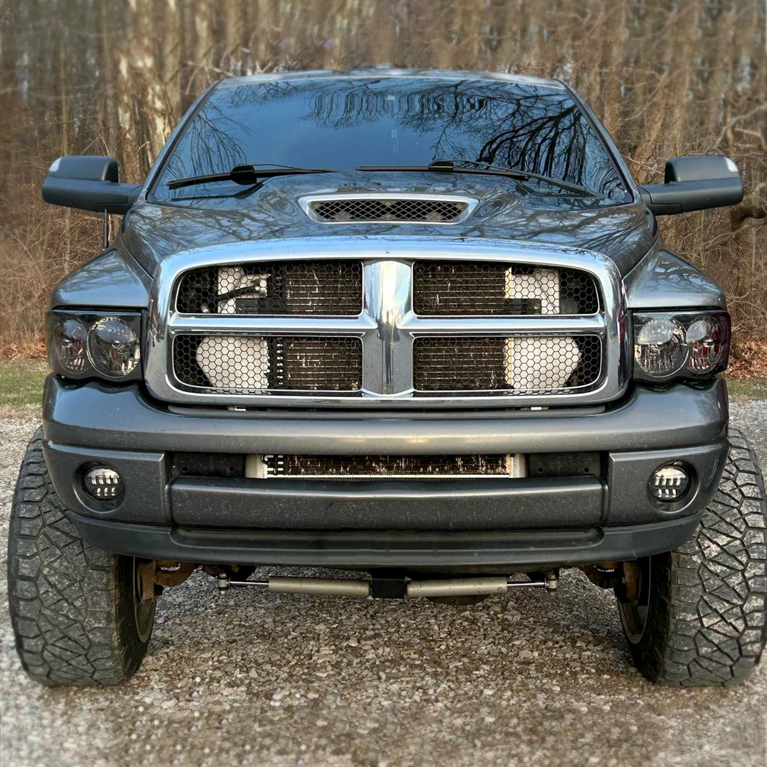 2002-2005 Dodge RAM 1500 2500 3500 Factory Headlights Chrome/Smoke - Image 10