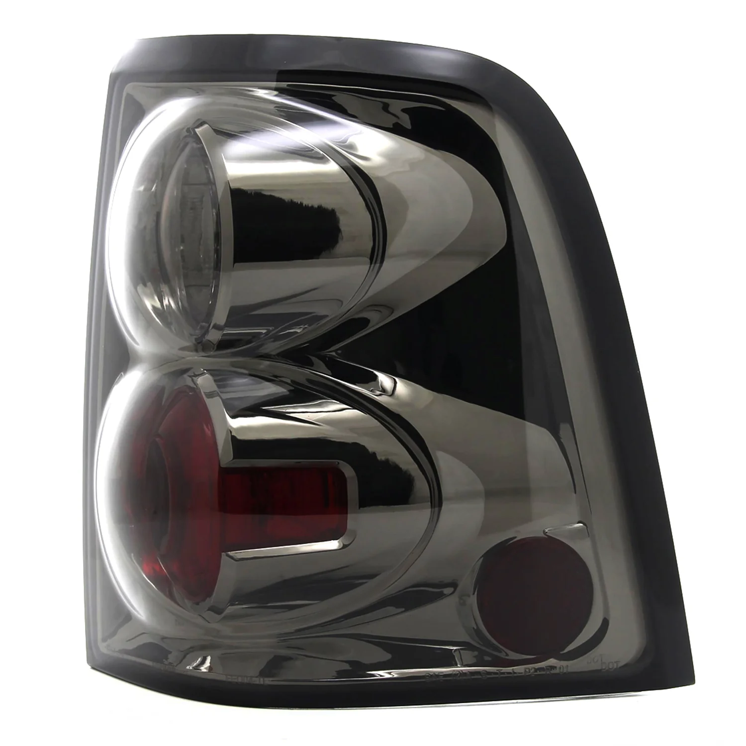 2002-2005 Ford Explorer Tail Lights Chrome Housing/Smoke Lens - Image 6