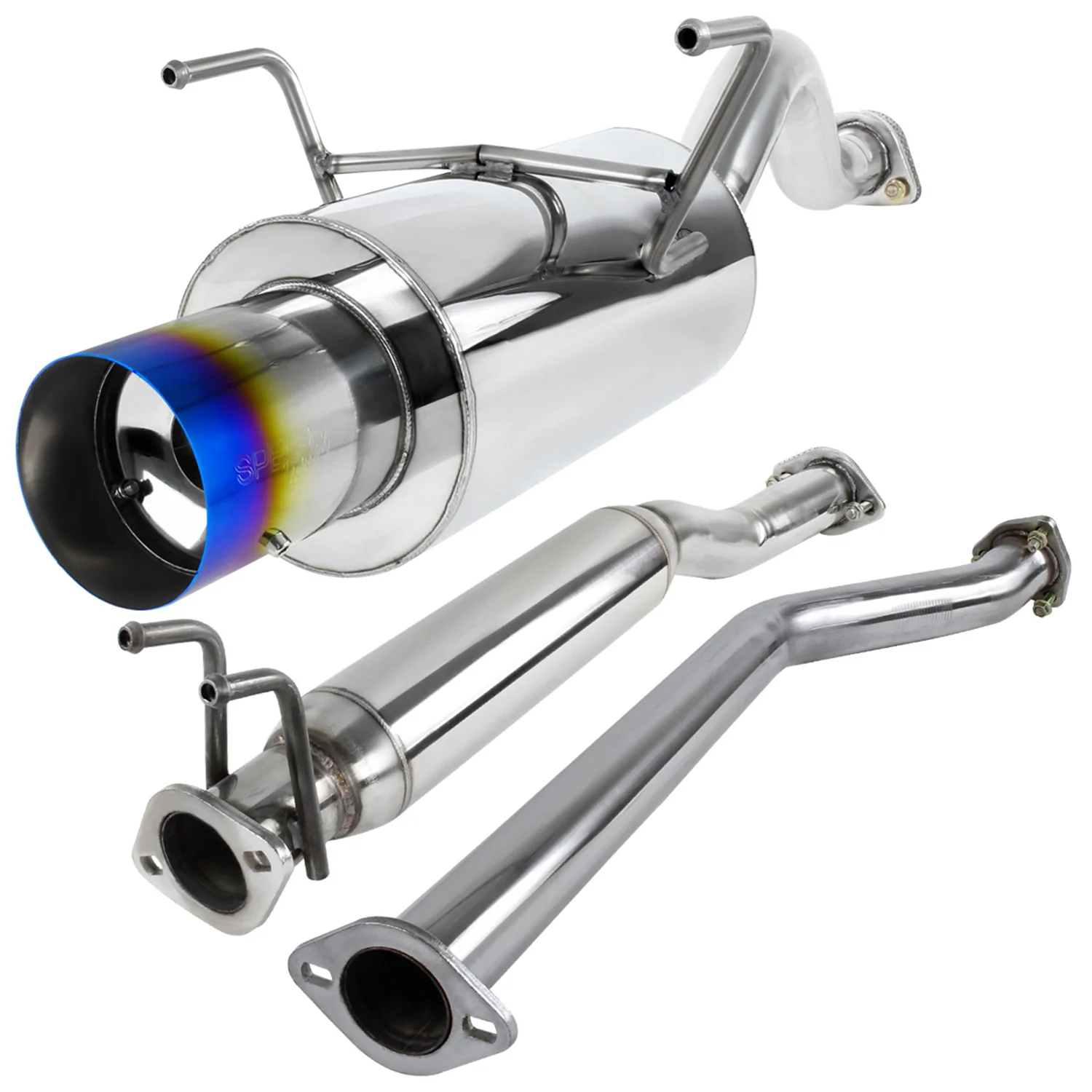 2002-2006 Acura RSX Type-S T-304 Steel N1 Catback Exhaust System w/Burnt Tip - Image 8