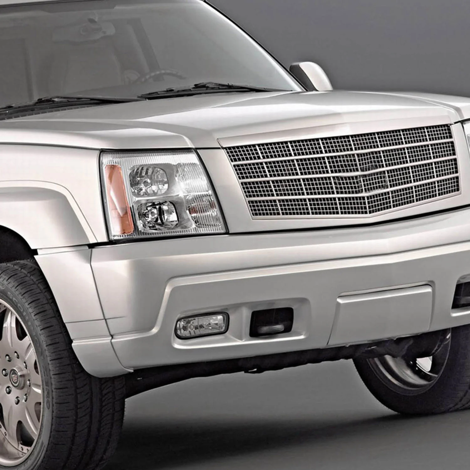 2002-2006 Cadillac Escalade 12V/27W 880 Factory Style Fog Lights Chrome/Clear - Image 10