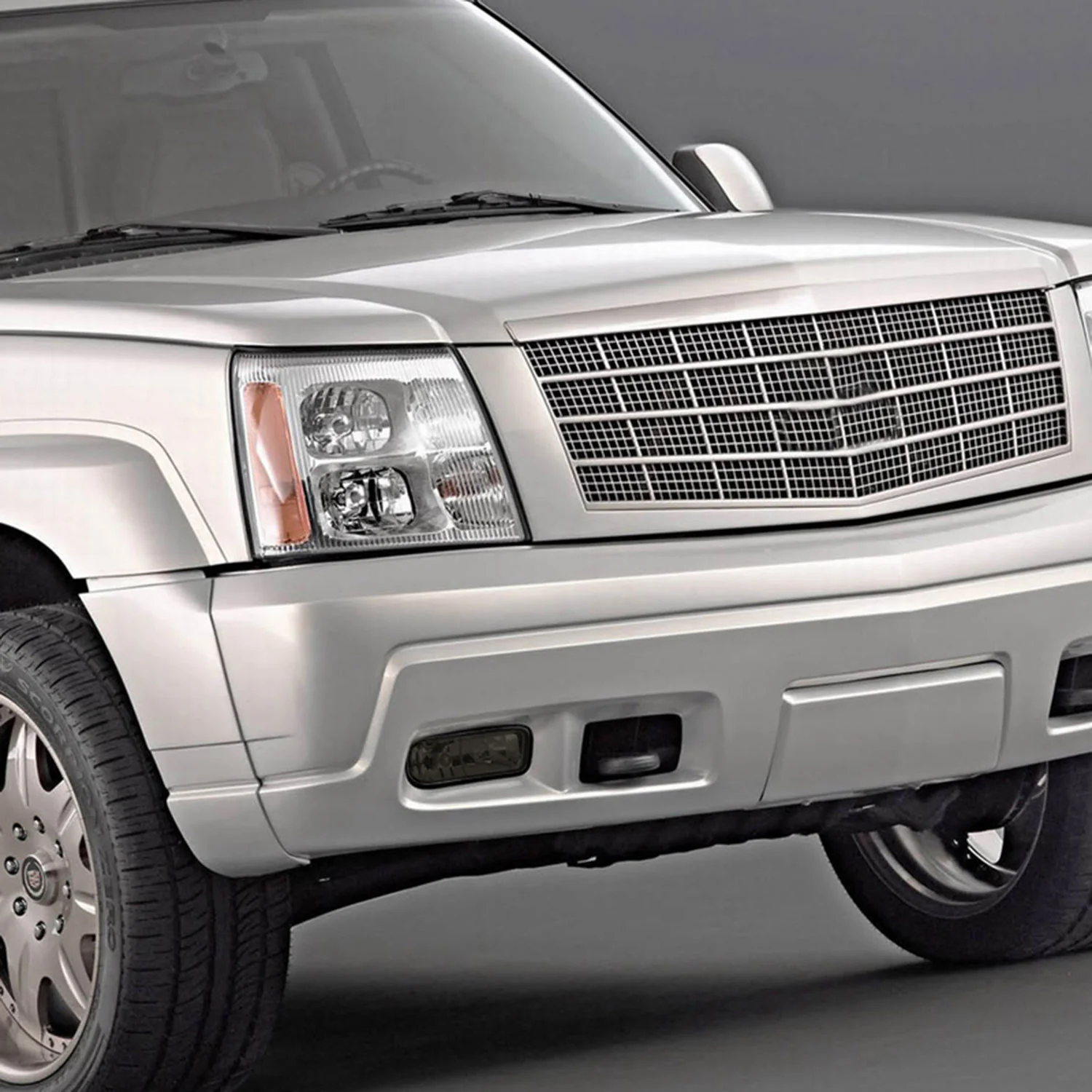 2002-2006 Cadillac Escalade 12V/27W 880 Factory Style Fog Lights Chrome/Smoke - Image 10