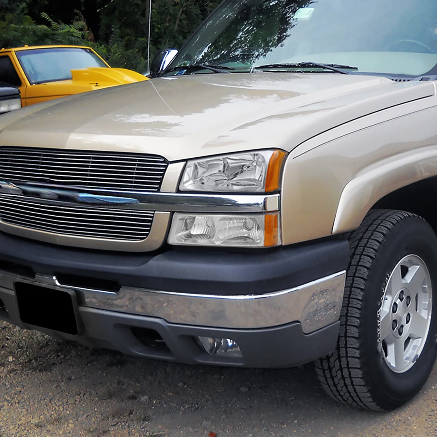 2002-2006 Chevy Avalanche/ 03-2007 Silverado Factory Headlights Bumper Lights - Image 10