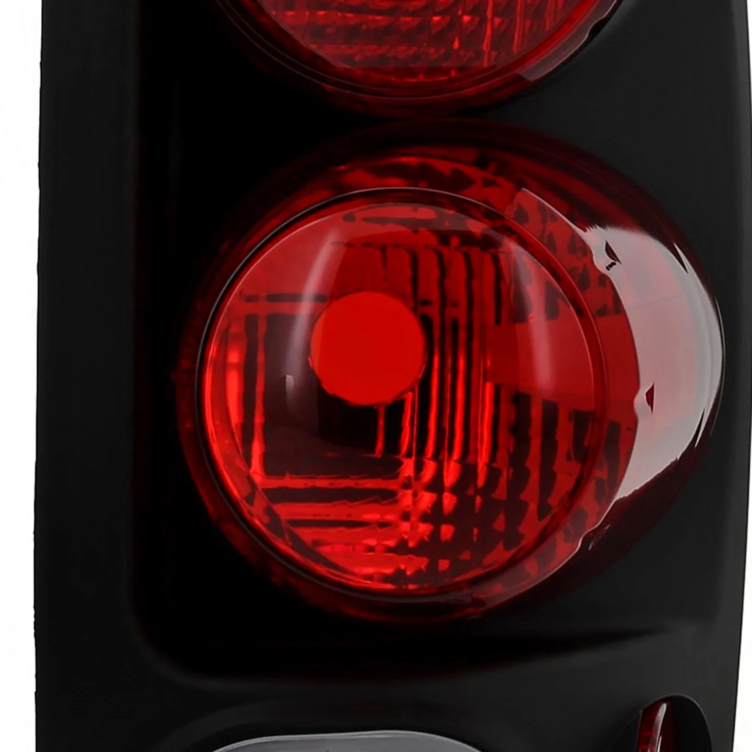 2002-2006 Dodge RAM Retro Style Tail Lights Matte Black Housing/Clear Lens - Image 2