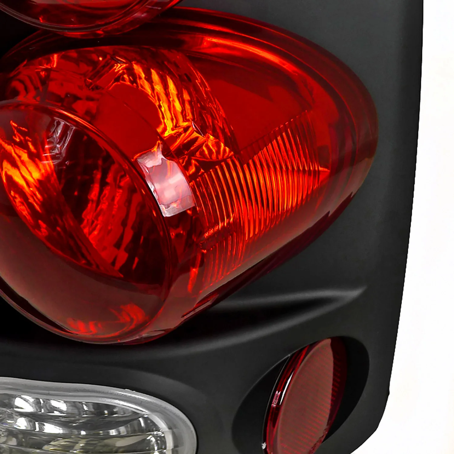 2002-2006 Dodge RAM Retro Style Tail Lights Matte Black Housing/Clear Lens - Image 6