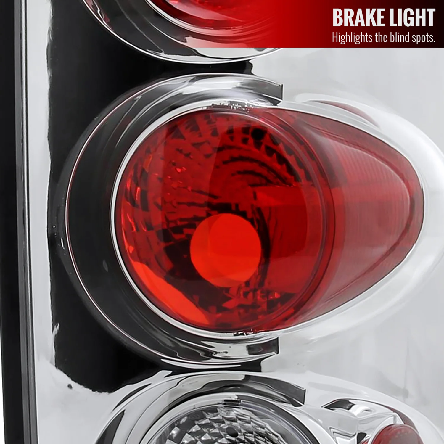 2002-2006 Dodge RAM Tail Lights Chrome Housing/Clear Lens - Image 2